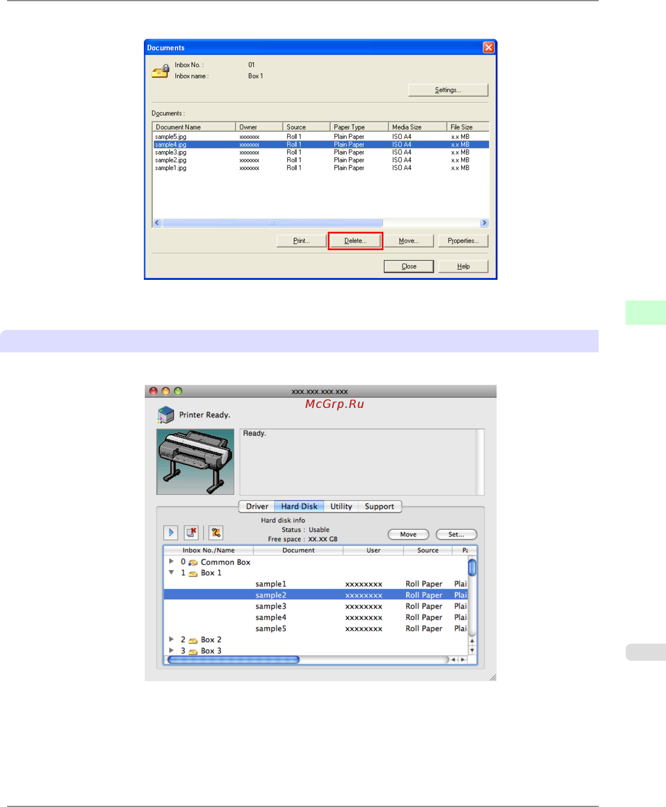 Canon imagePROGRAF iPF6300 [757/1126] Using imageprograf printmonitor