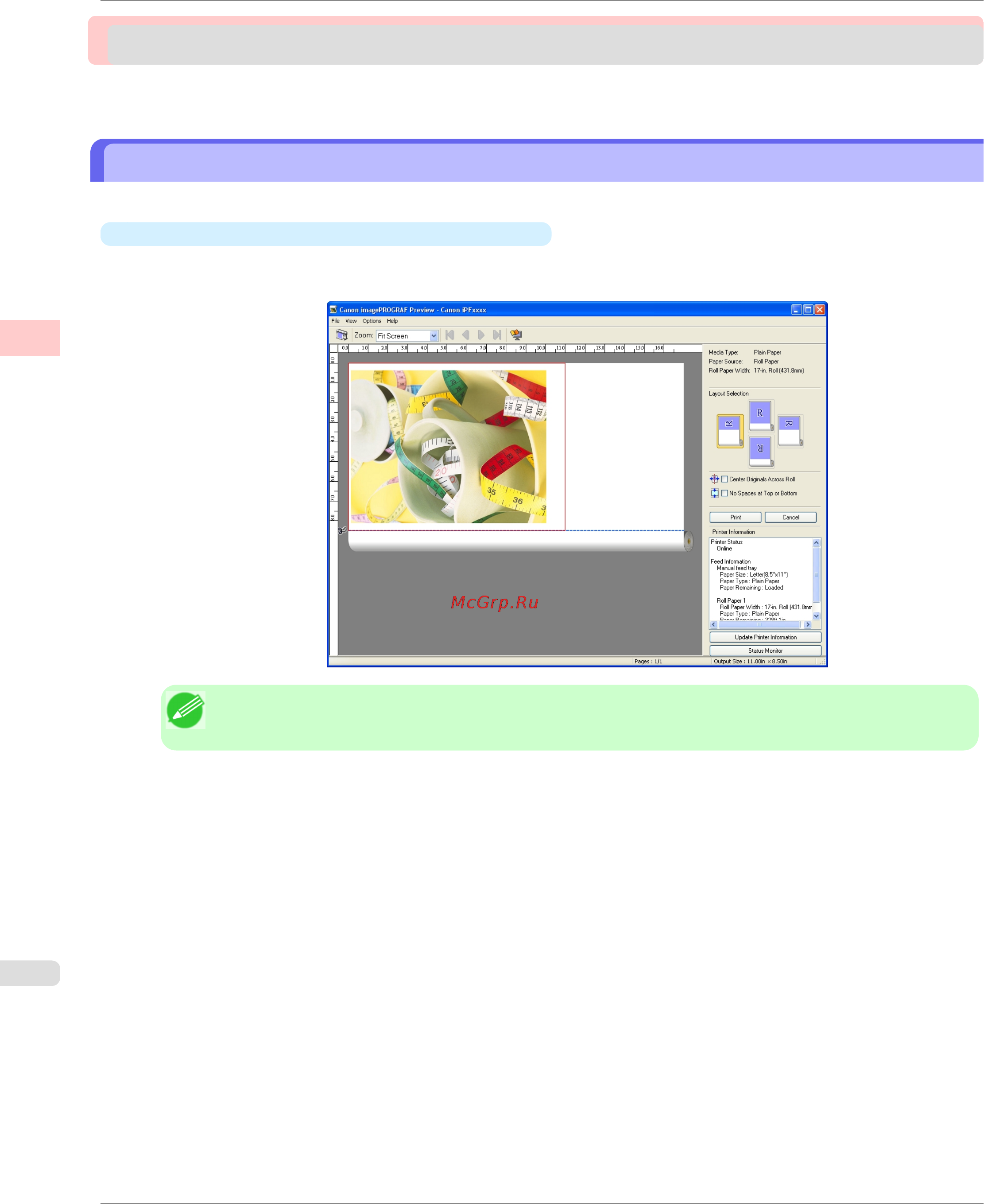 Canon imagePROGRAF iPF750 [204/878] Checking images before printing
