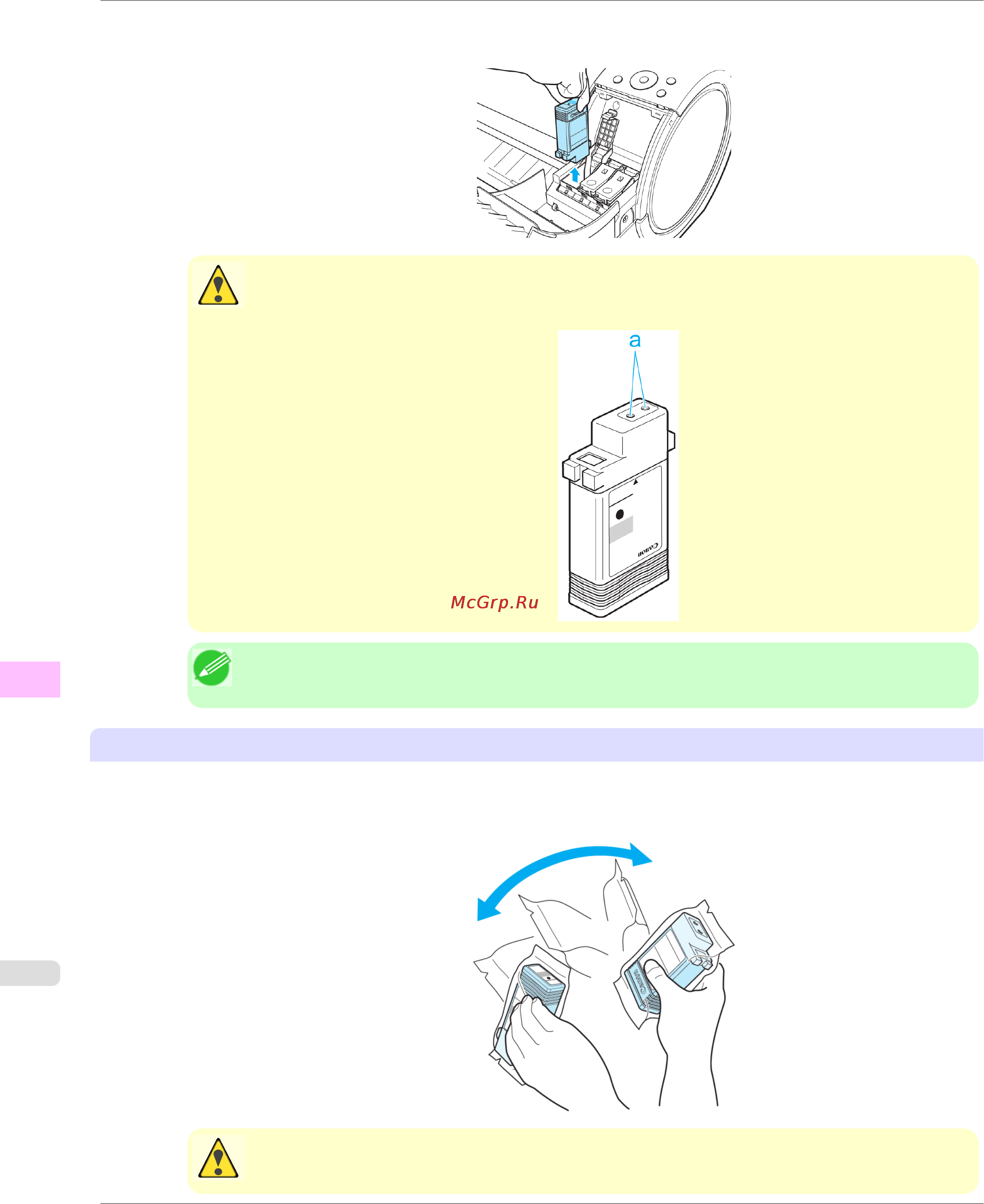 Canon imagePROGRAF iPF750 [750/878] Install the ink tanks