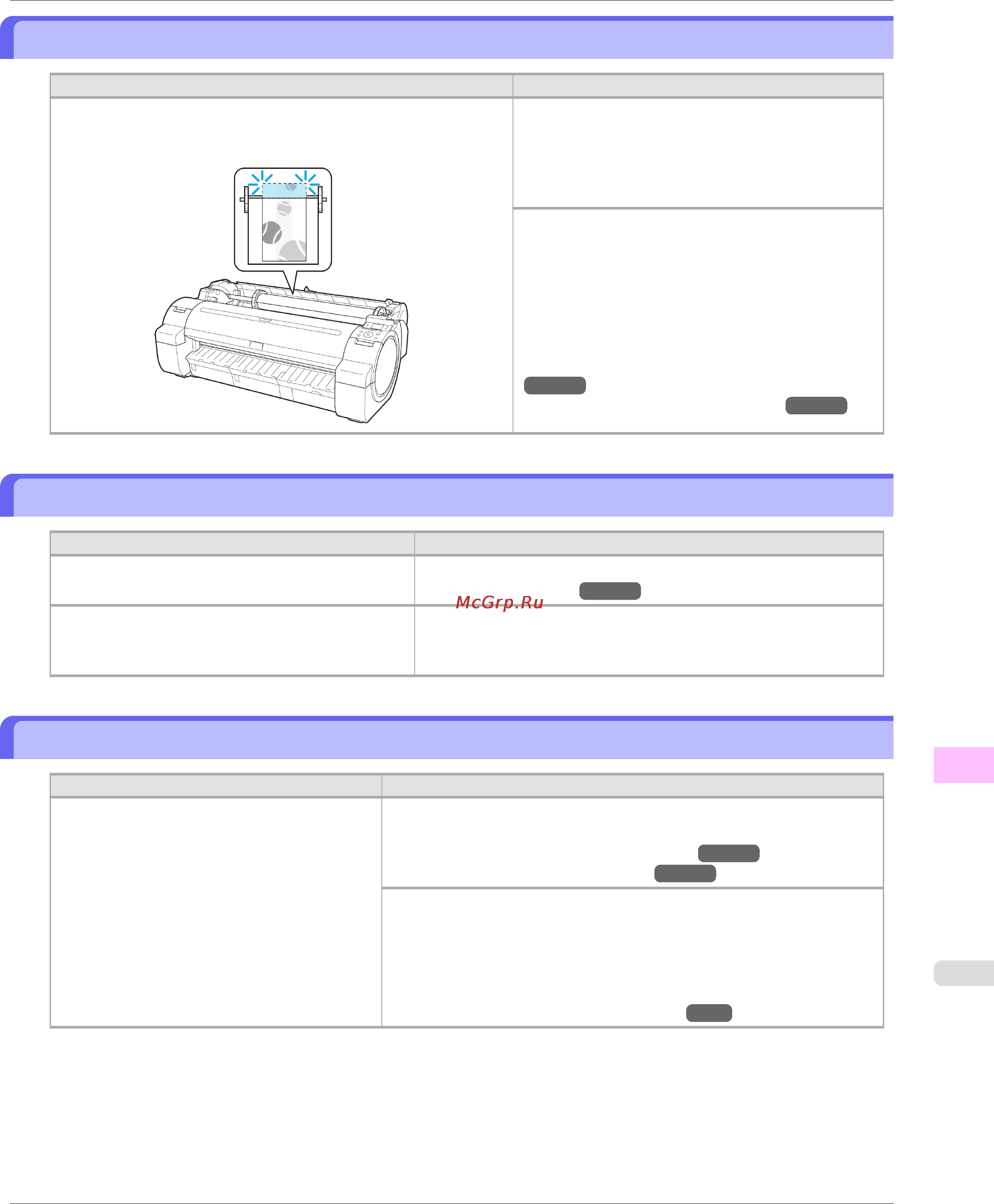 Canon imagePROGRAF iPF750 [831/878] Insufficient paper for job