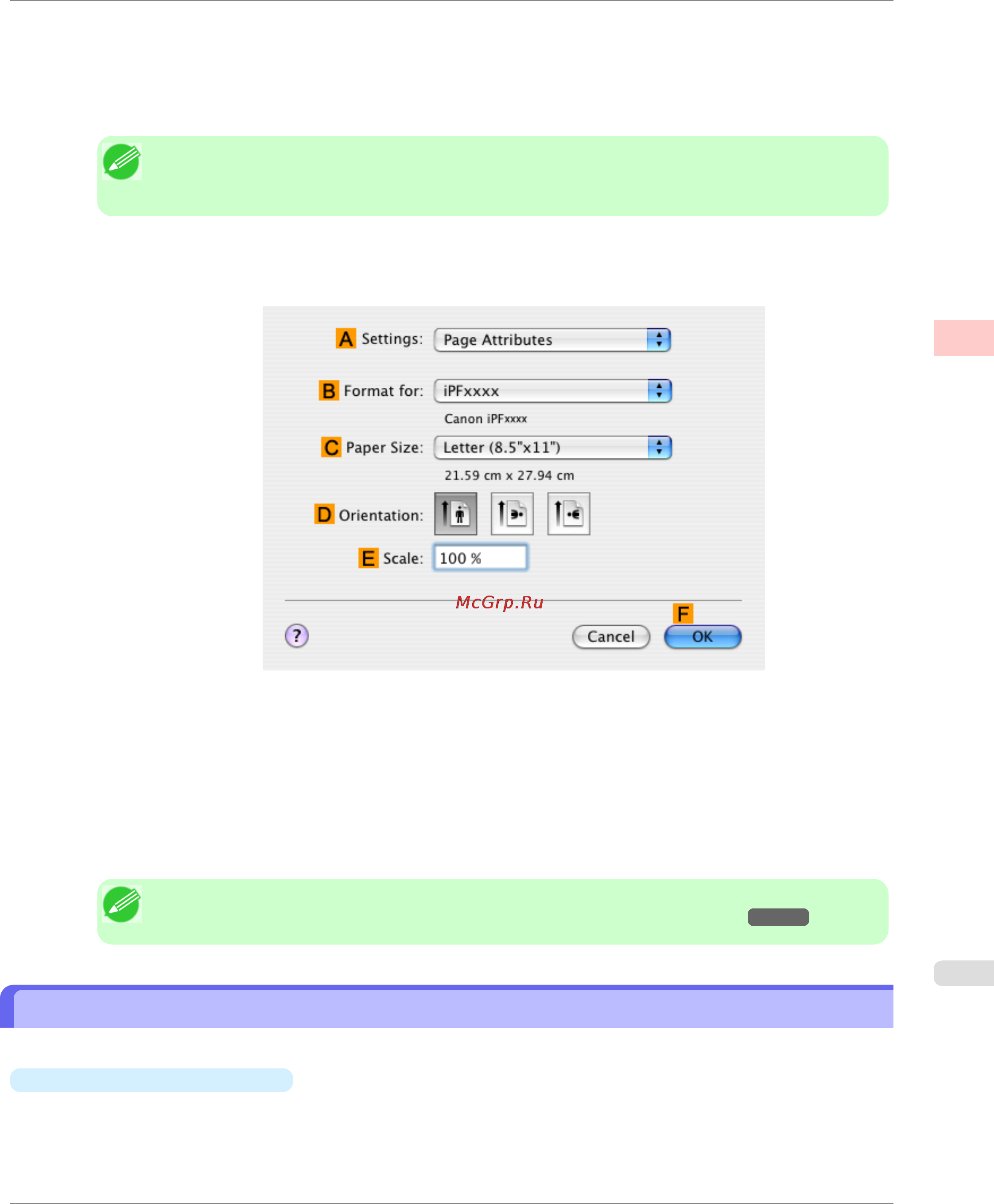 Canon imagePROGRAF iPF750 [97/878] Resizing originals by entering a scaling value