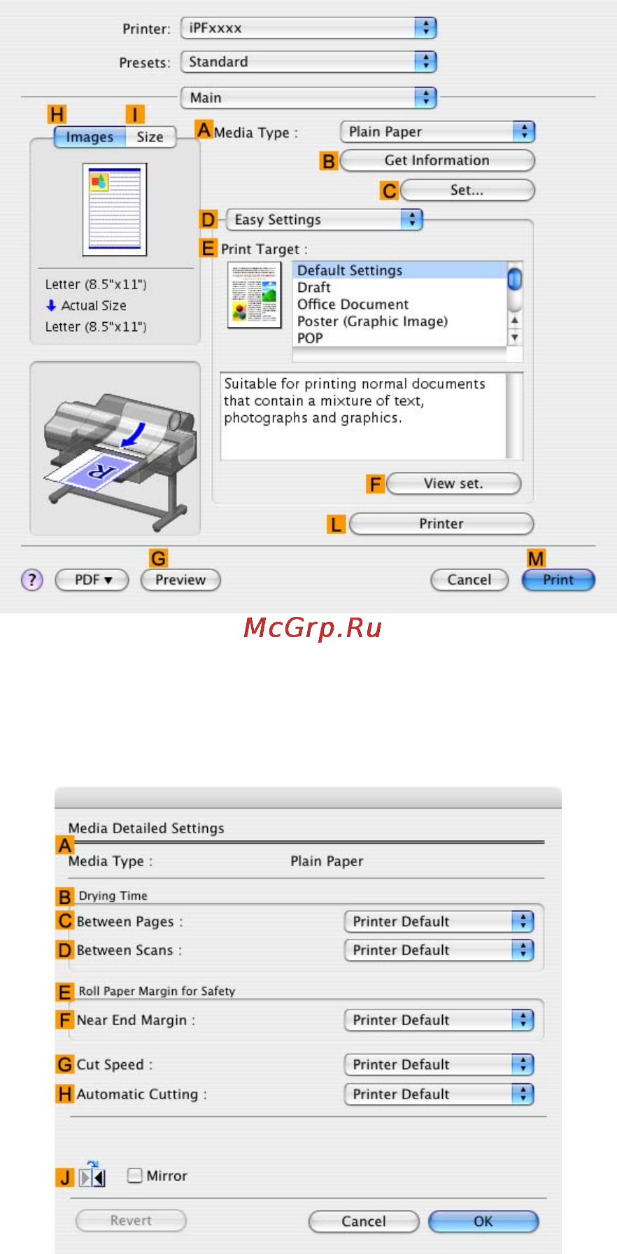 Canon imagePROGRAF iPF610 [156/746] Mac os x