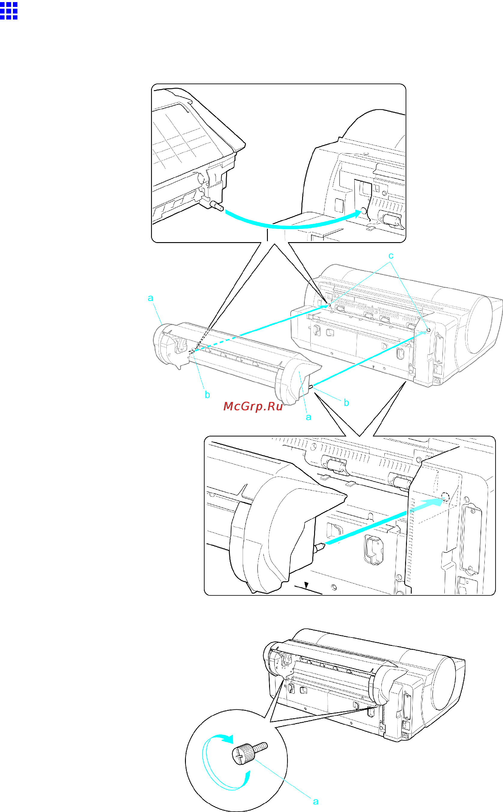 Canon imagePROGRAF iPF610 [168/746] Installing the roll feed unit