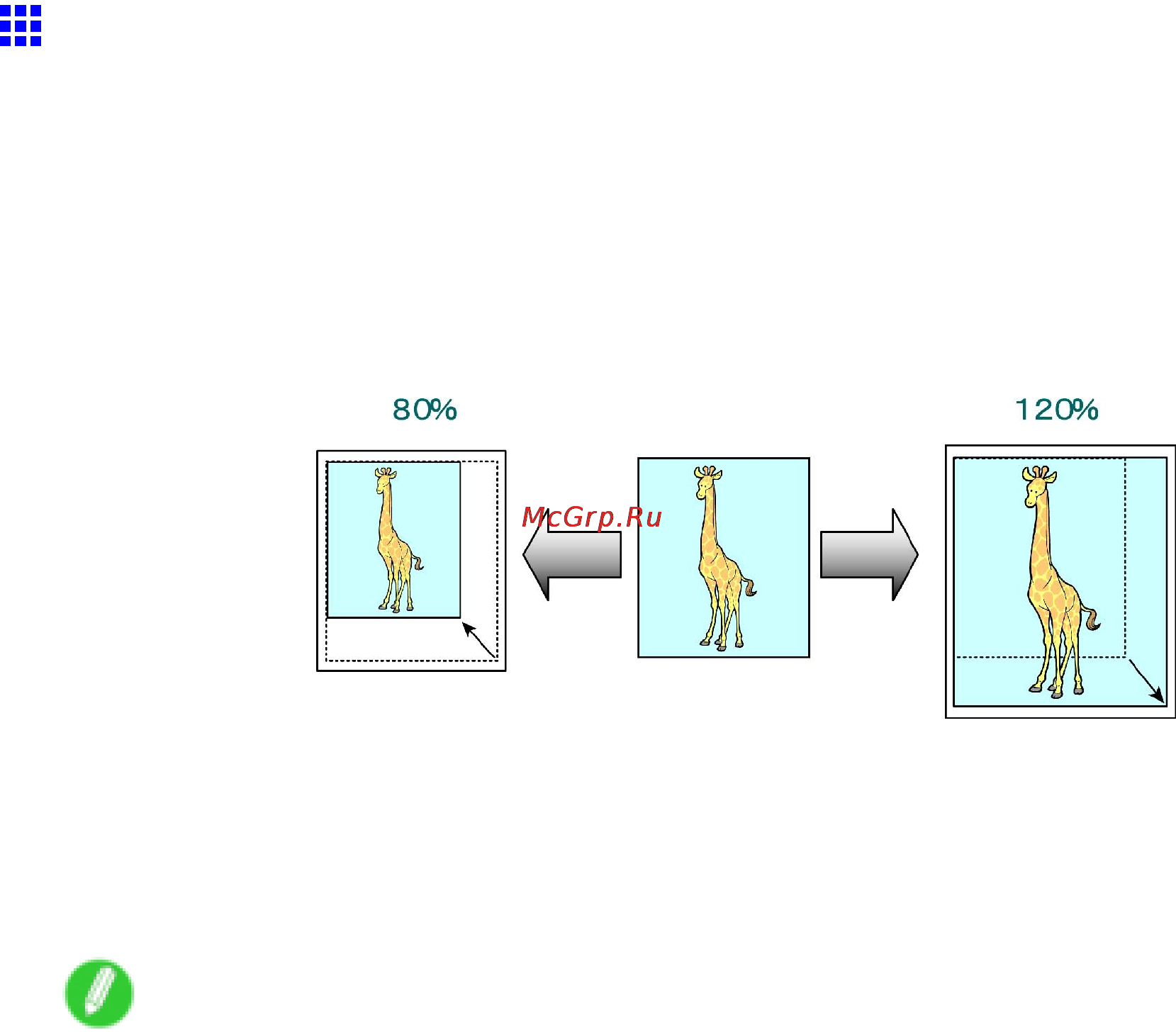 Canon imagePROGRAF iPF610 [288/746] Resizing originals by entering a scaling value