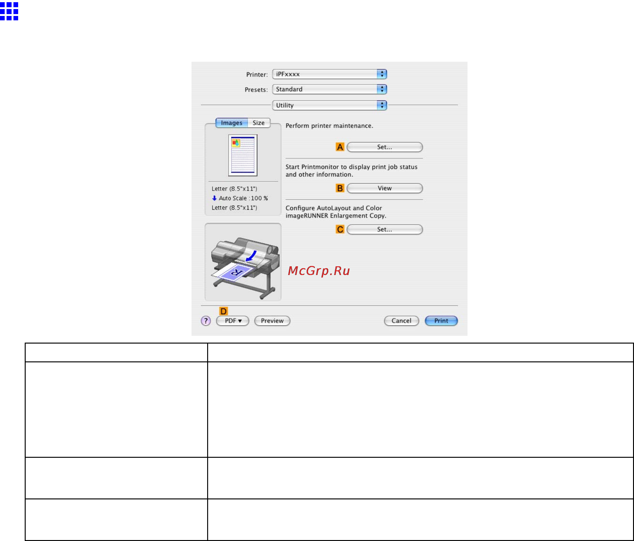 Canon imagePROGRAF iPF610 [537/746] Mac os x