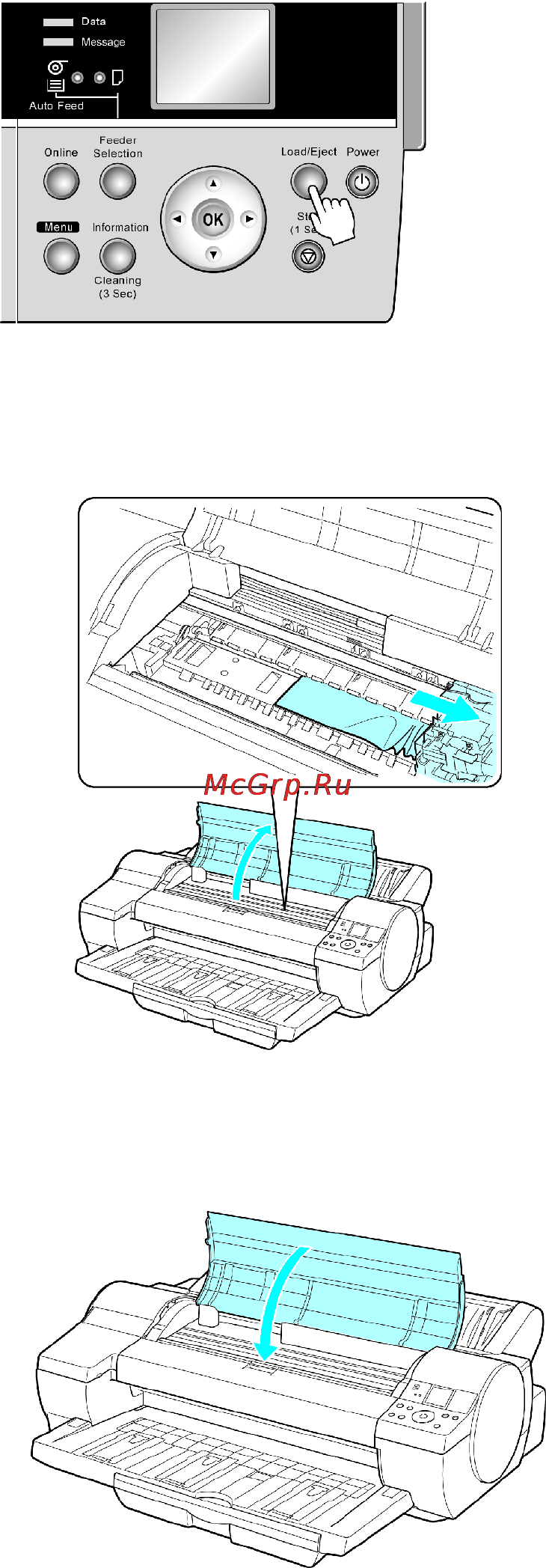 Canon imagePROGRAF iPF610 [700/746] If paper jam is displayed