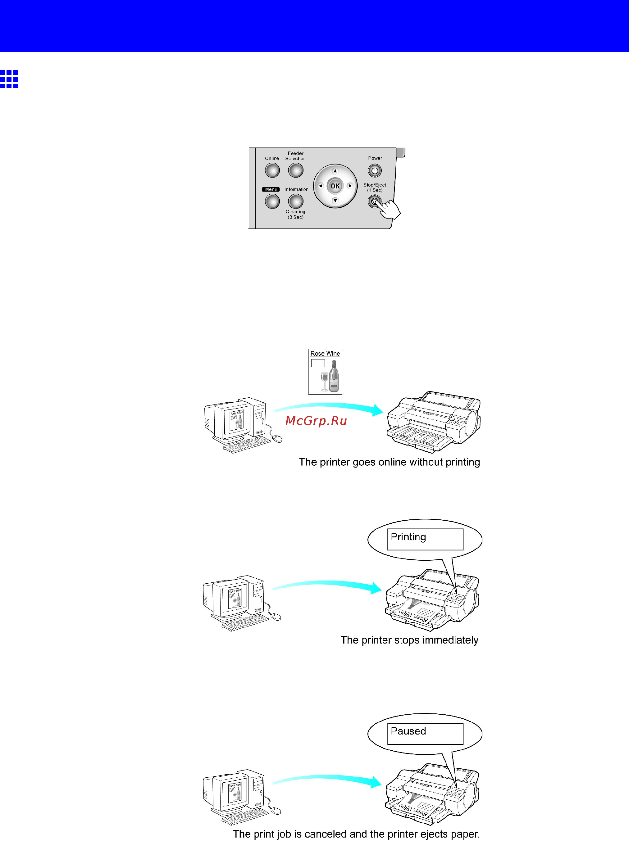 Canon imagePROGRAF iPF5100 [114/788] Canceling print jobs