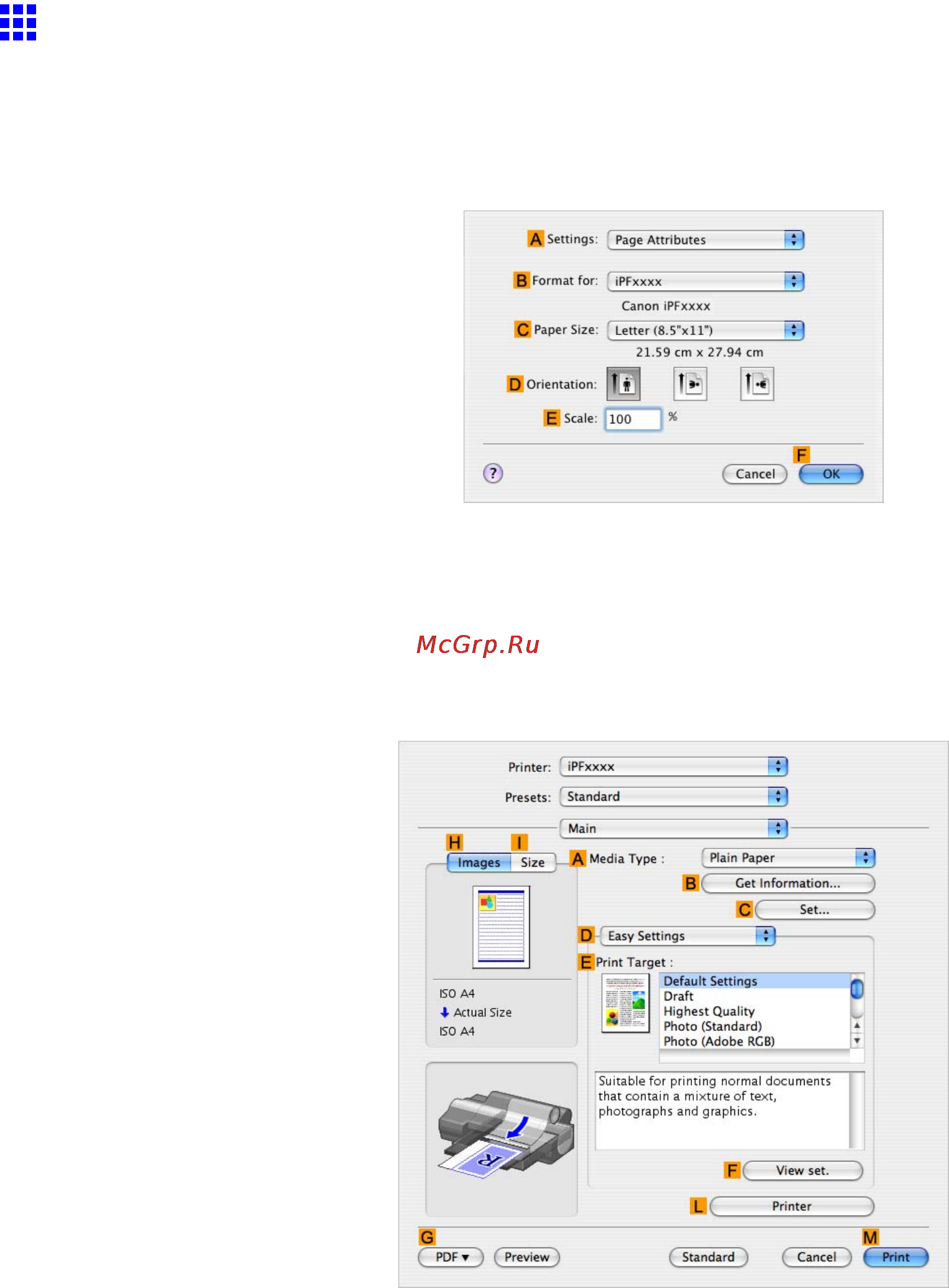Canon imagePROGRAF iPF5100 [245/788] Fine tuning colors of photos and images mac os x