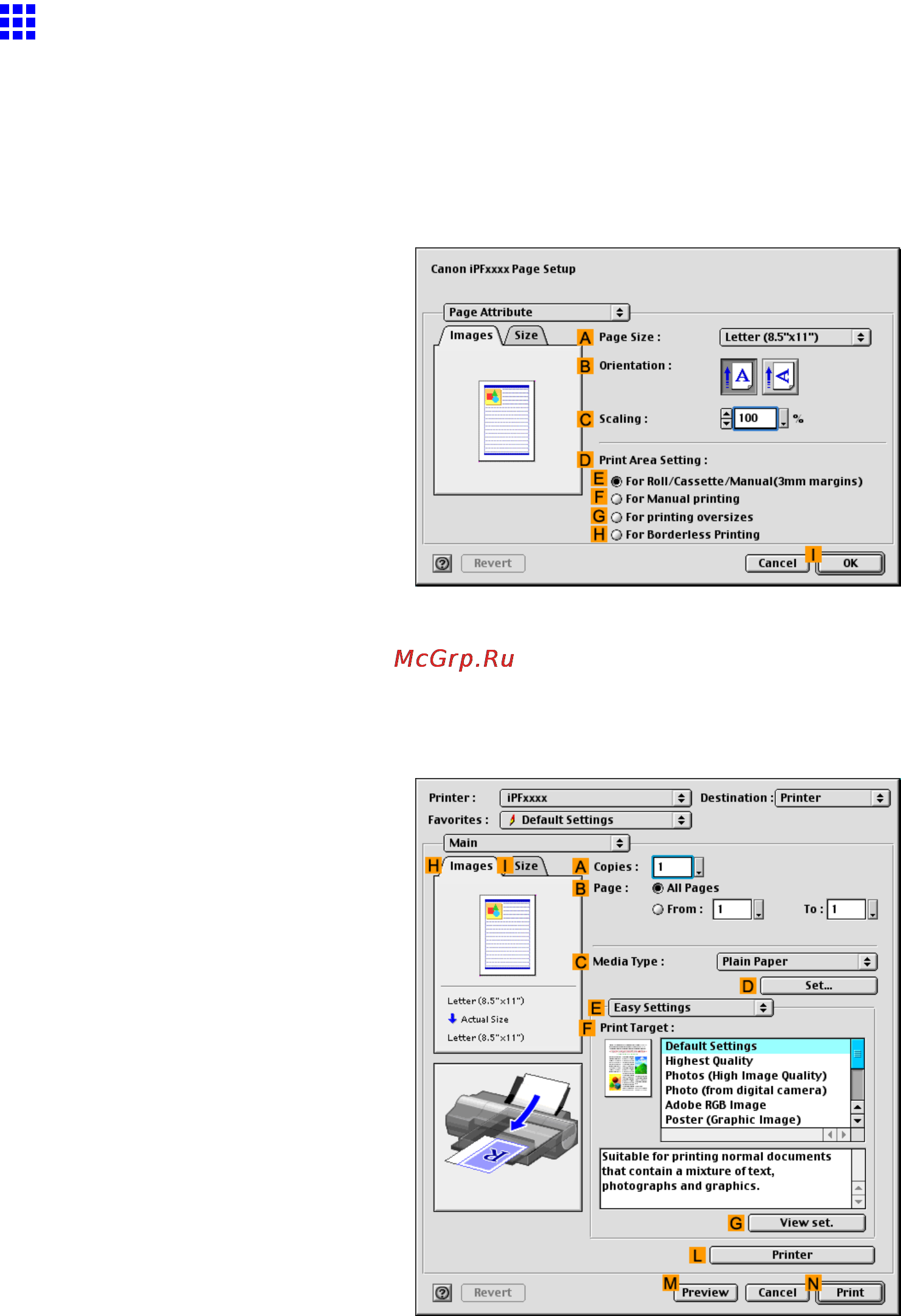 Canon imagePROGRAF iPF5100 [248/788] Fine tuning colors of photos and images mac os 9