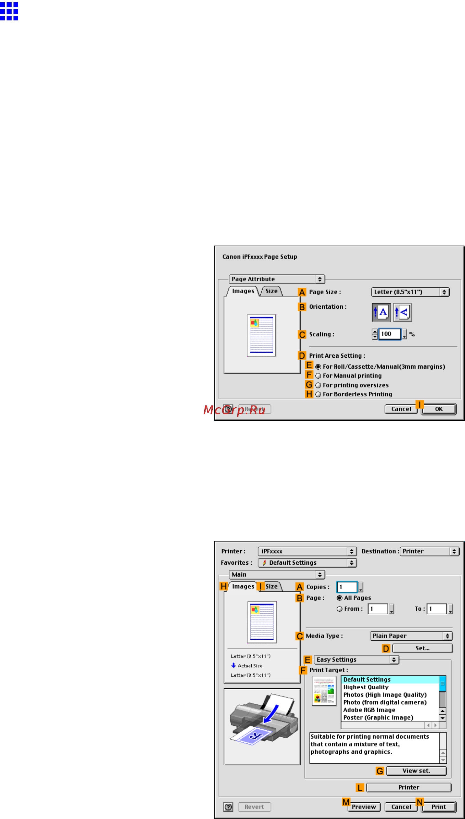 Canon imagePROGRAF iPF5100 [401/788] Printing large posters mac os 9