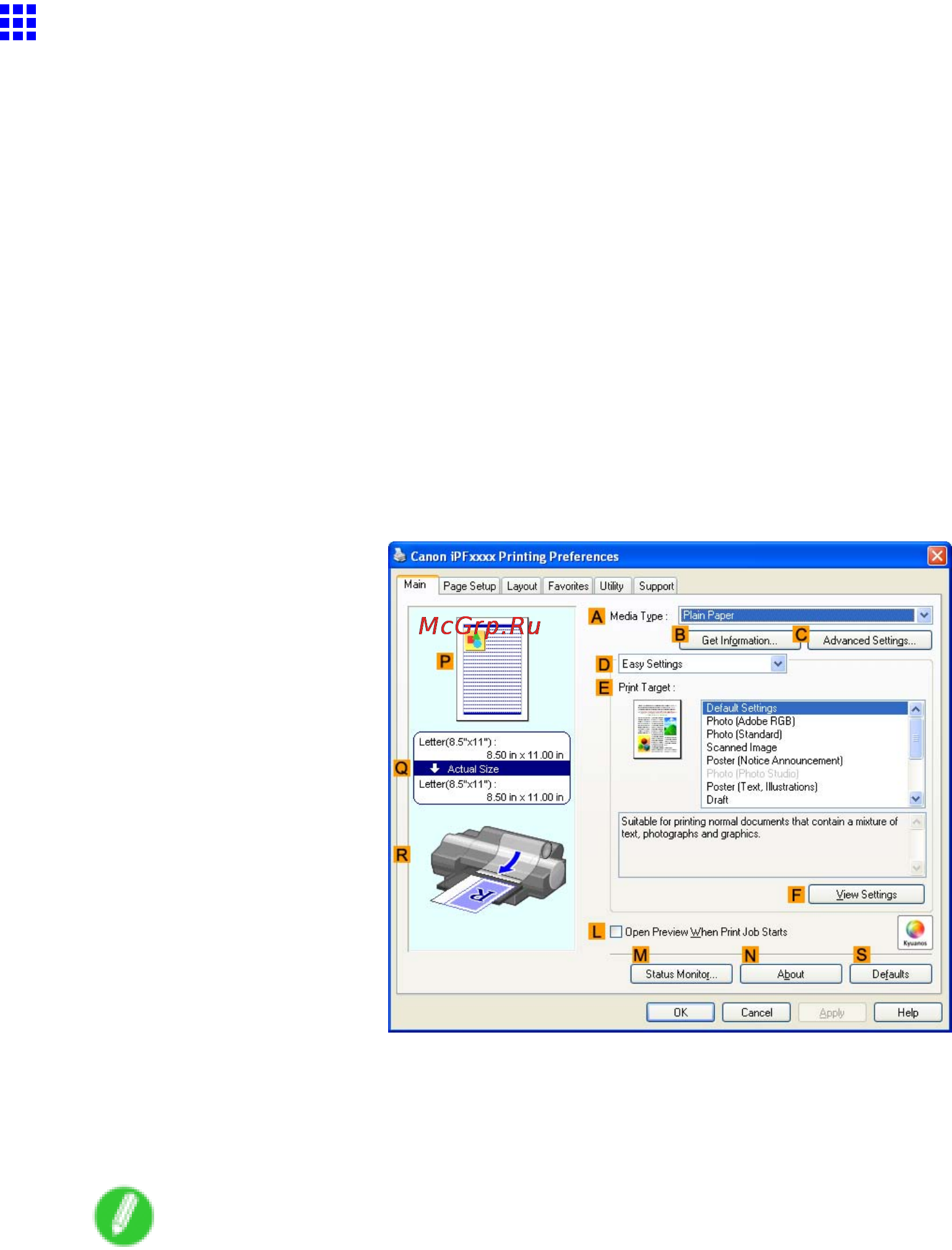 Canon imagePROGRAF iPF5100 [475/788] Printing with watermarks copy file copy and so on windows