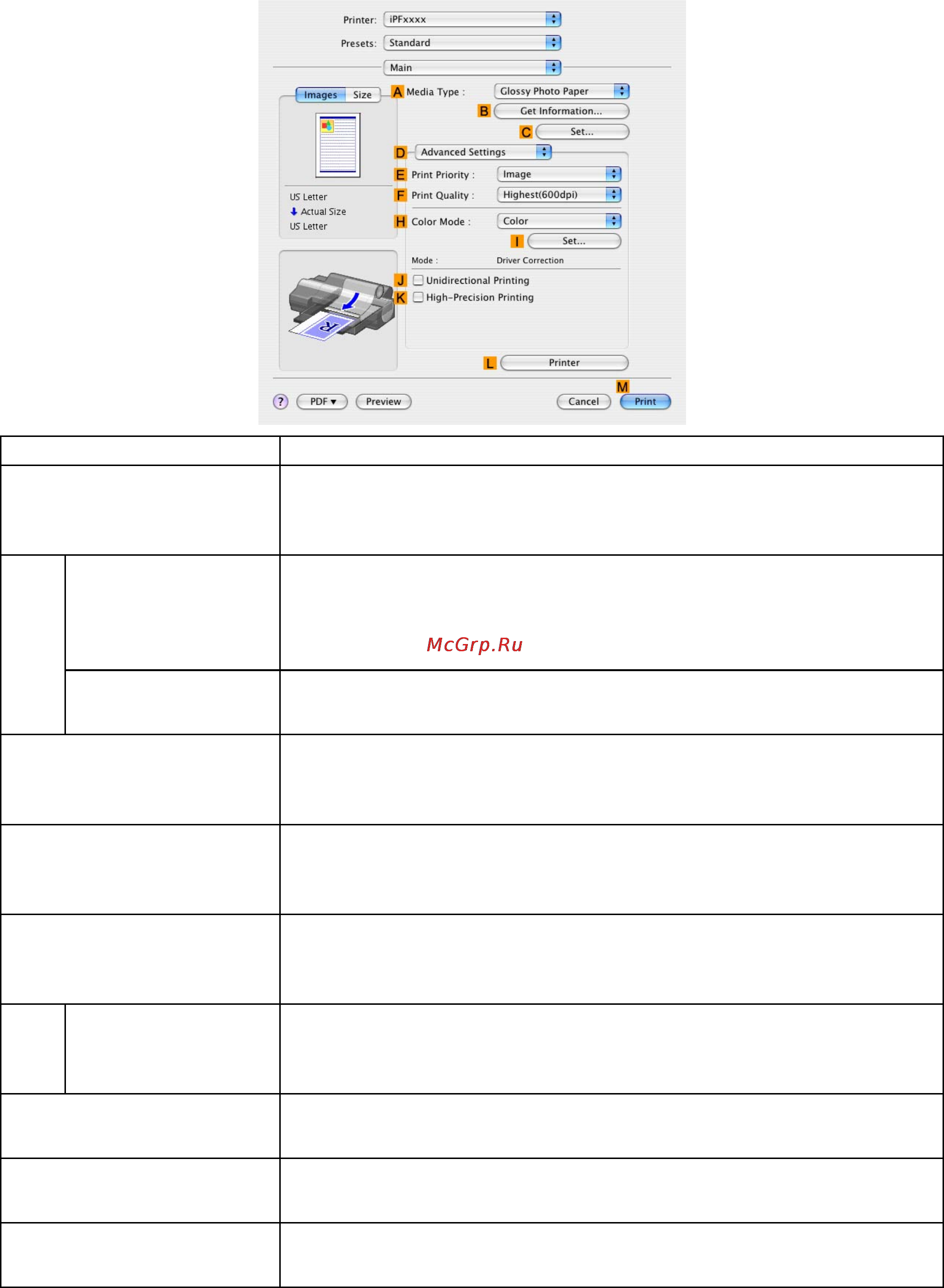 Canon imagePROGRAF iPF5100 [538/788] Con guration using advanced settings