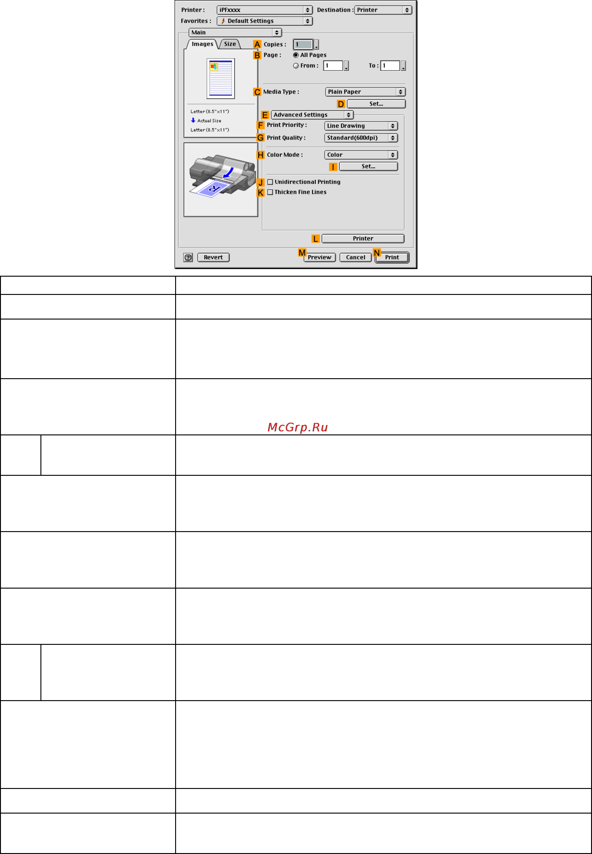Canon imagePROGRAF iPF5100 [560/788] Con guration using advanced settings