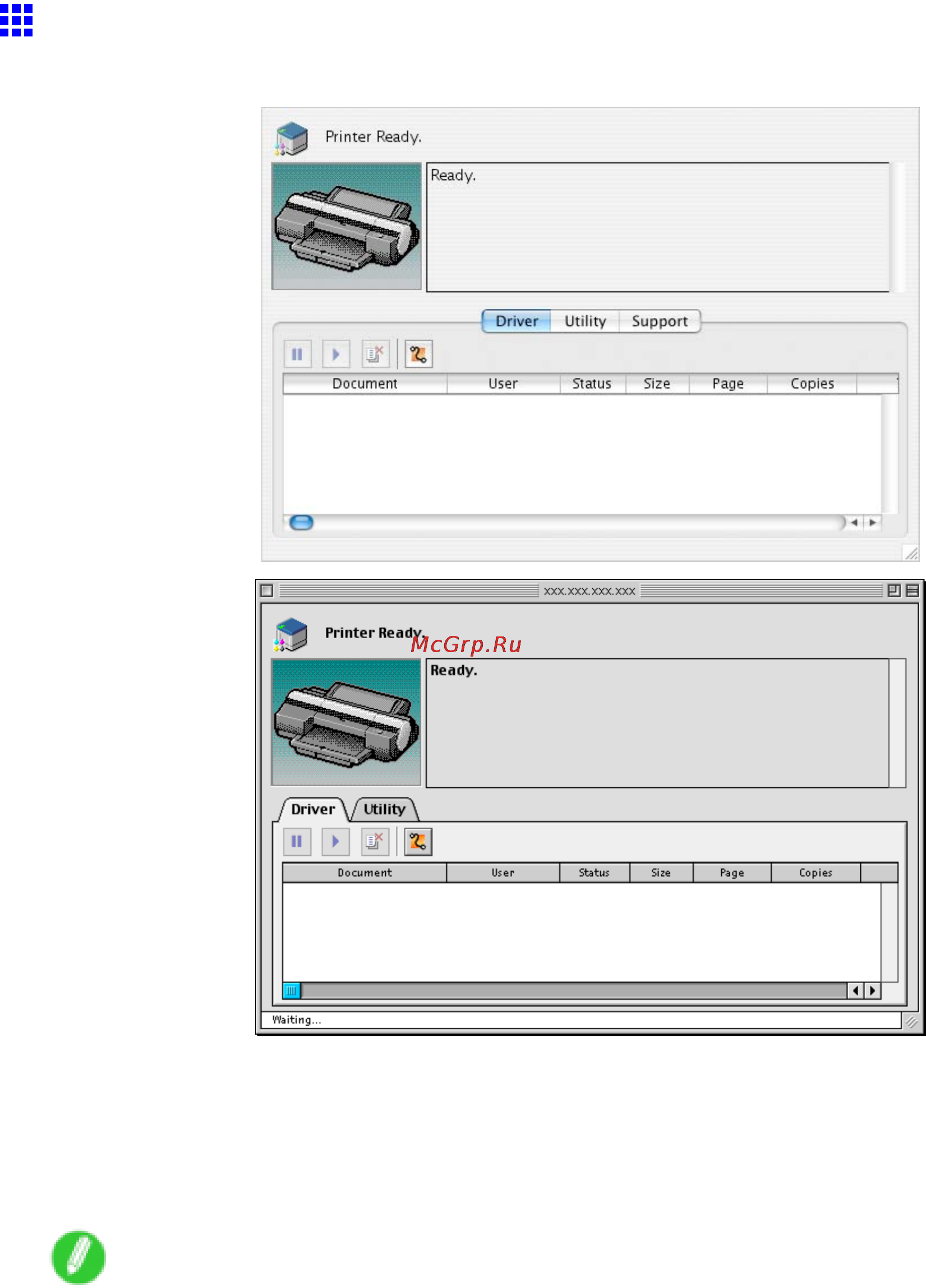 Canon imagePROGRAF iPF5100 [572/788] Imageprograf printmonitor macintosh
