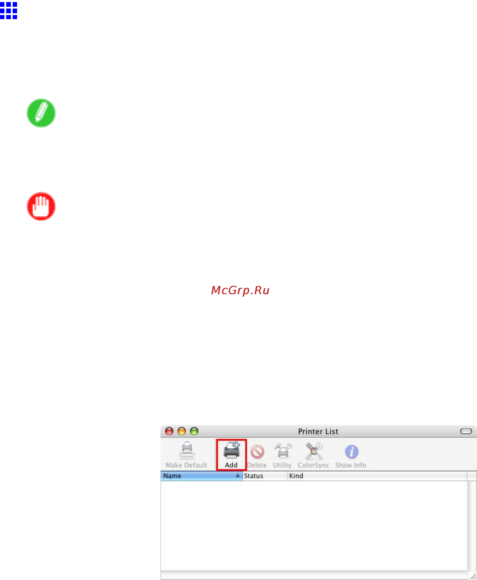 Canon imagePROGRAF iPF5100 [622/788] Con guring the destination for bonjour network macintosh