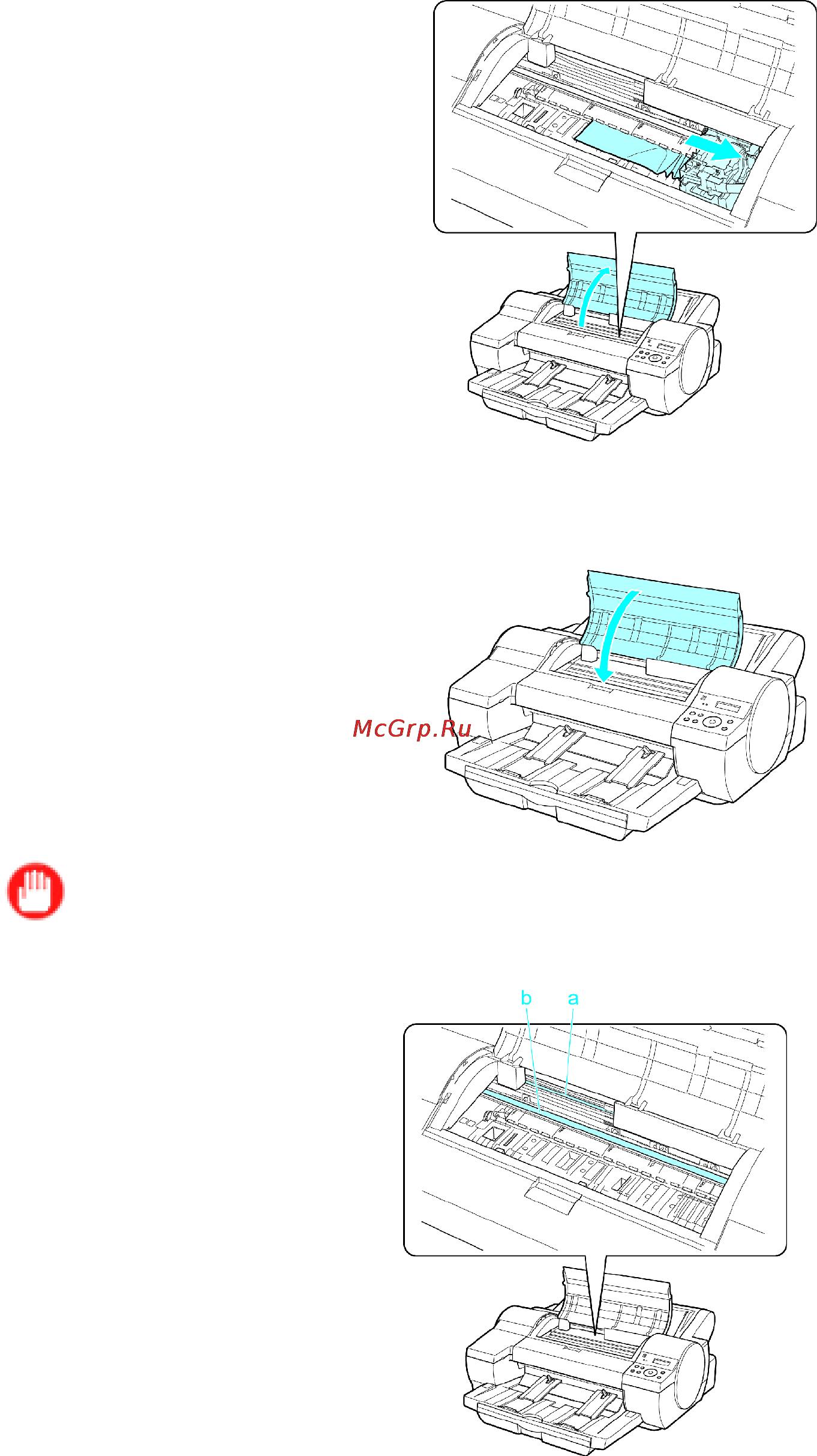 Canon imagePROGRAF iPF5100 [723/788] Remove the jammed paper
