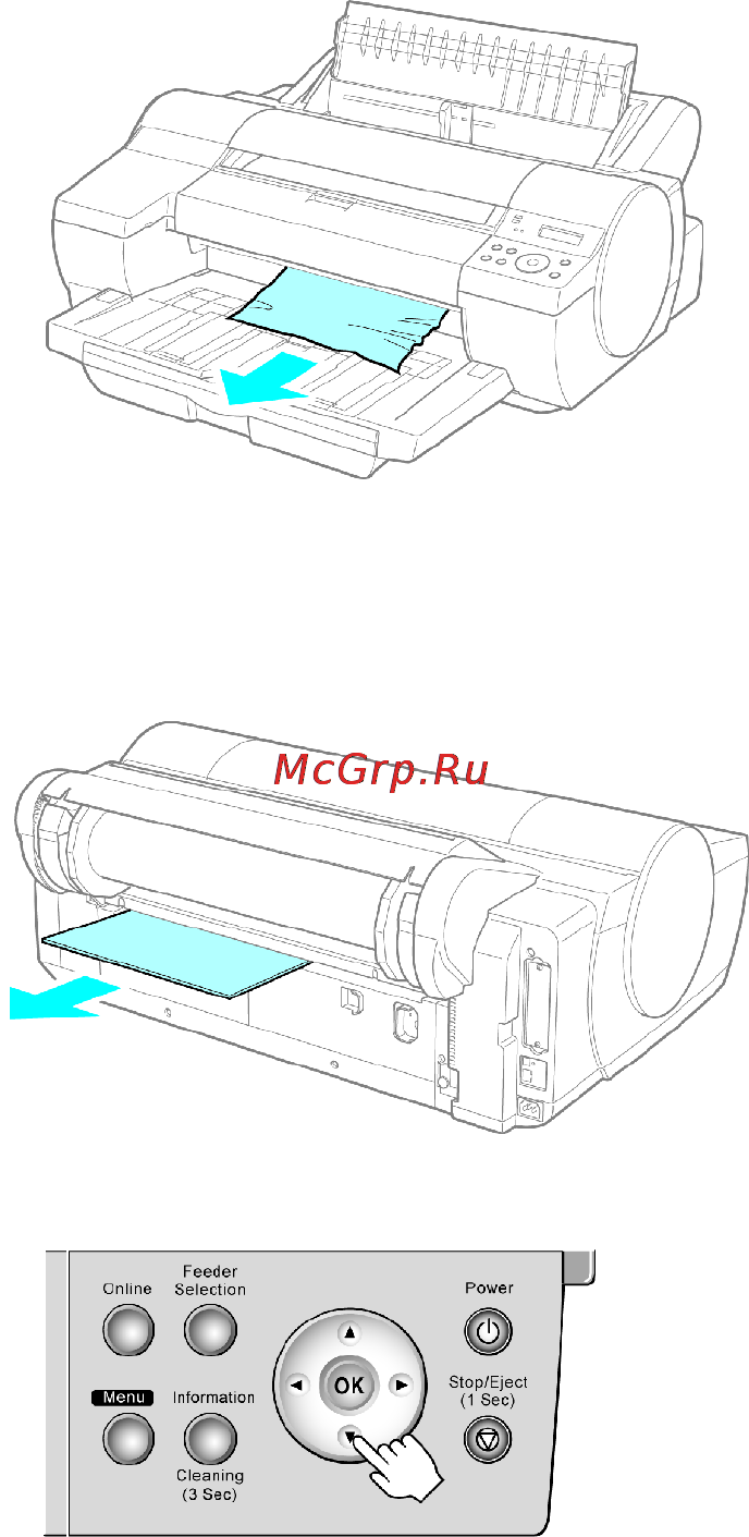 Canon imagePROGRAF iPF5100 [729/788] Clearing jammed paper
