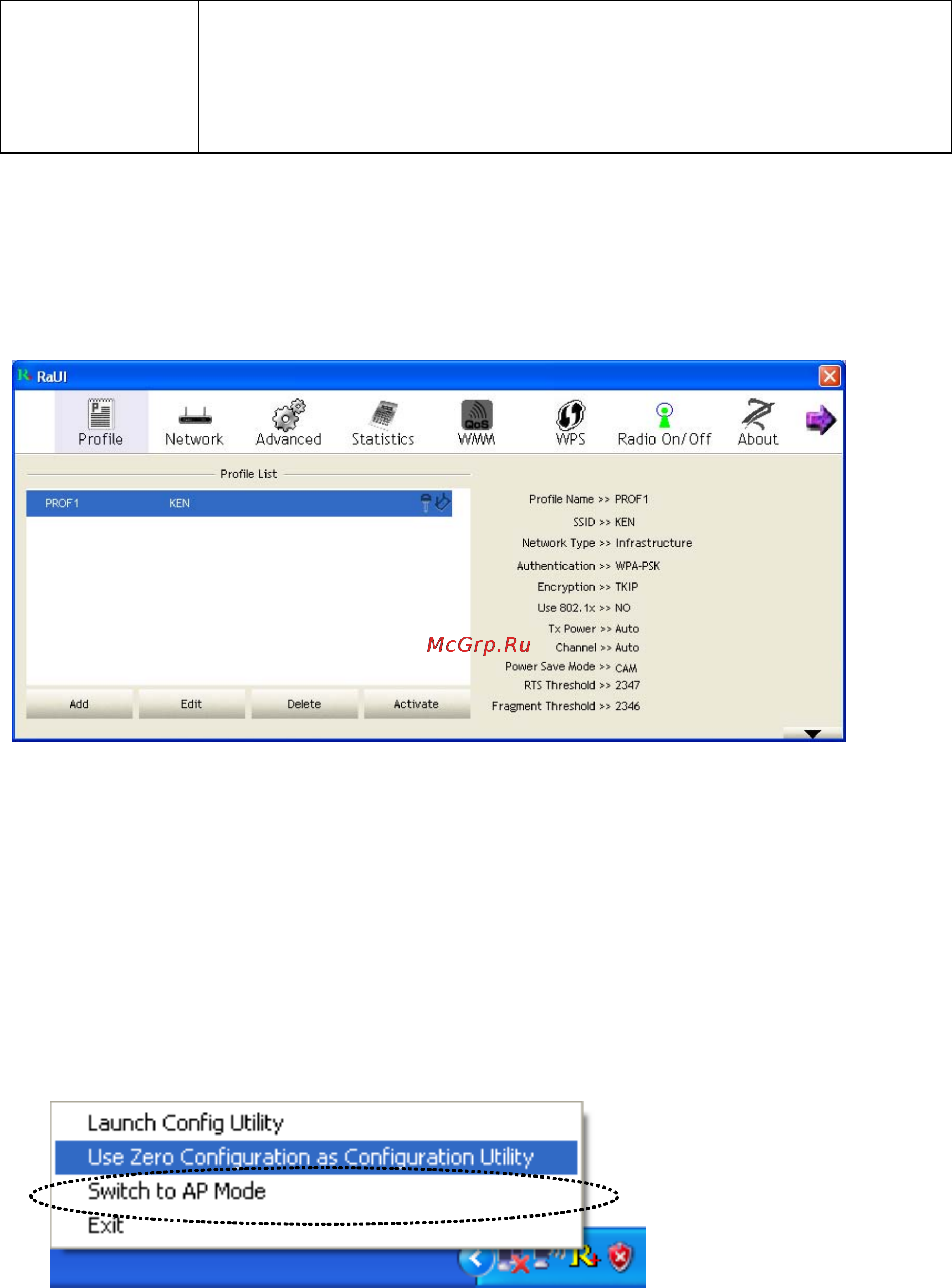 Canyon cnp-wf518n1 [25/65] Using windows zero configuration