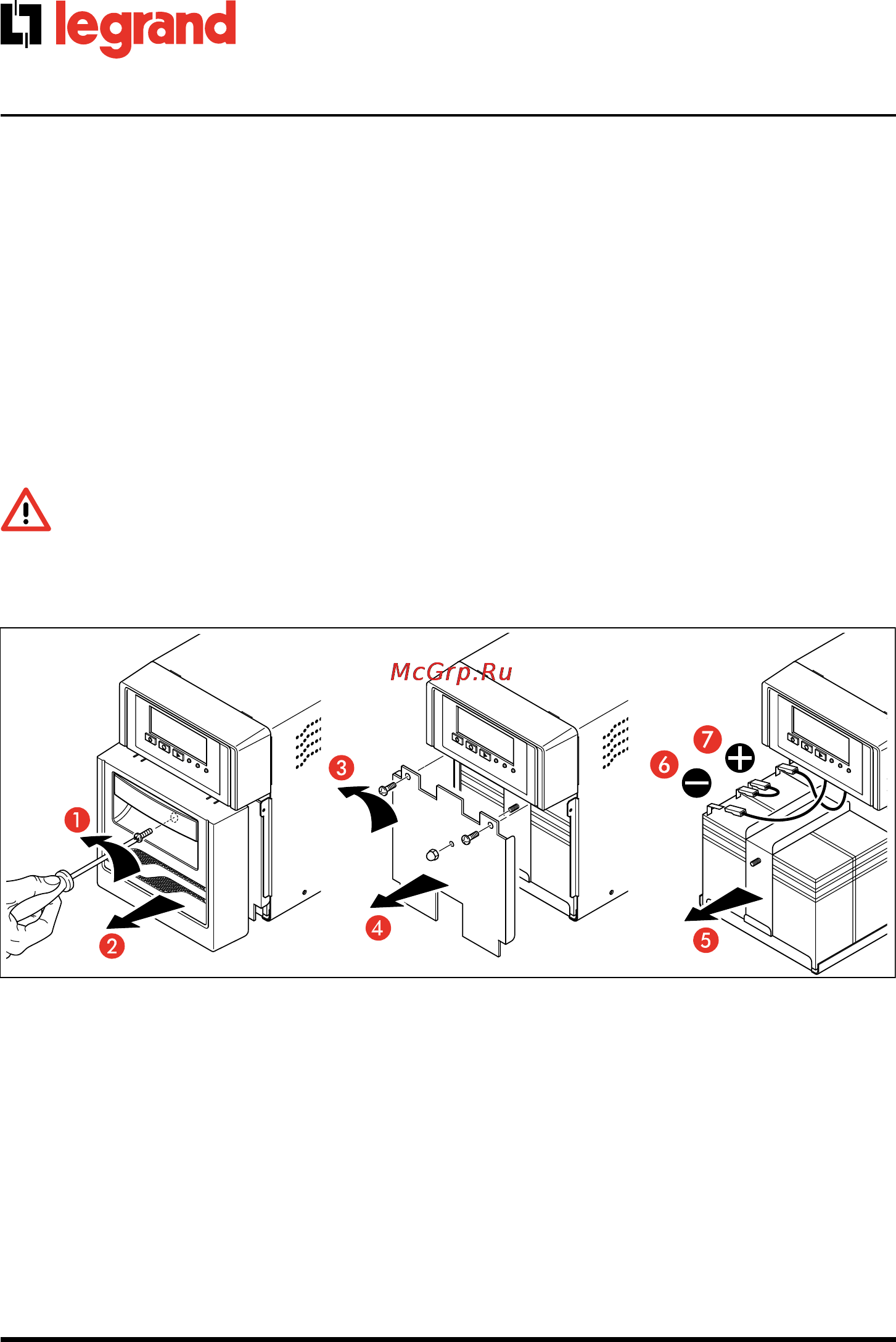 Legrand Niky S 1000 [8/56] Remplacement et maintenance des batteries