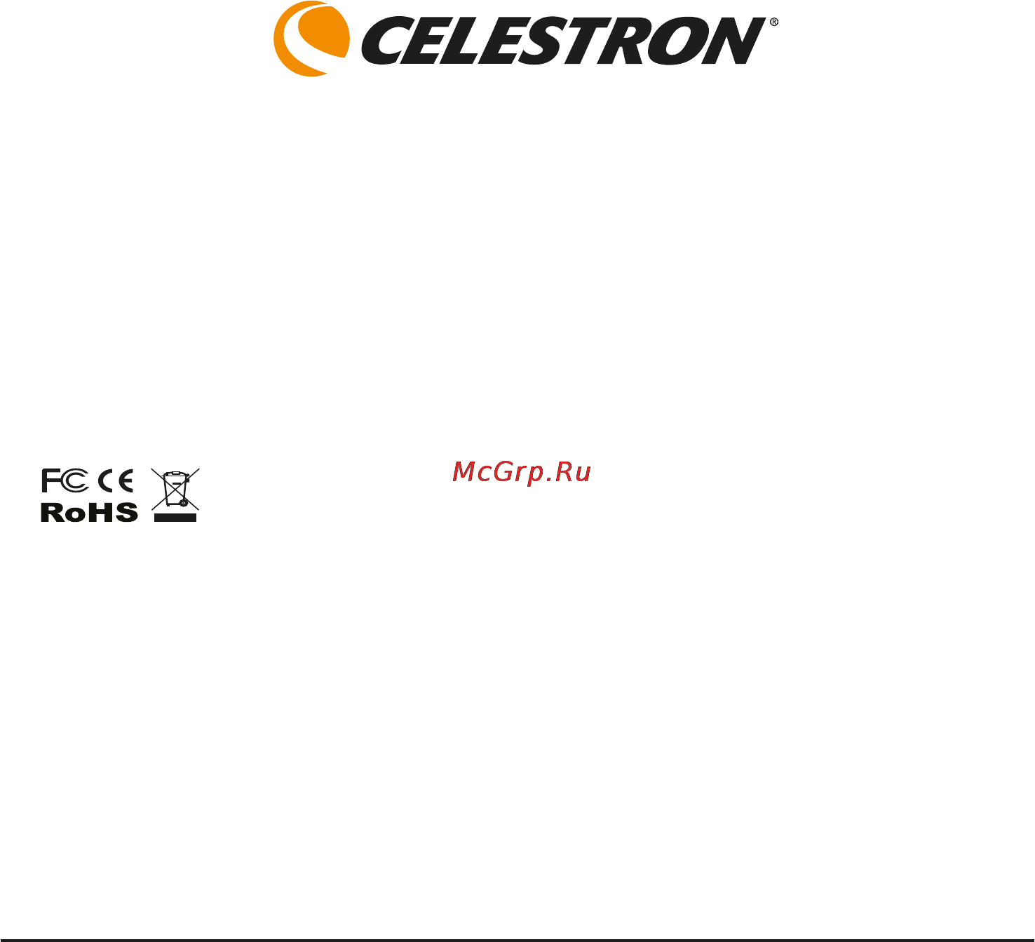 Celestron amoeba Инструкция по эксплуатации онлайн [8/8] 151614