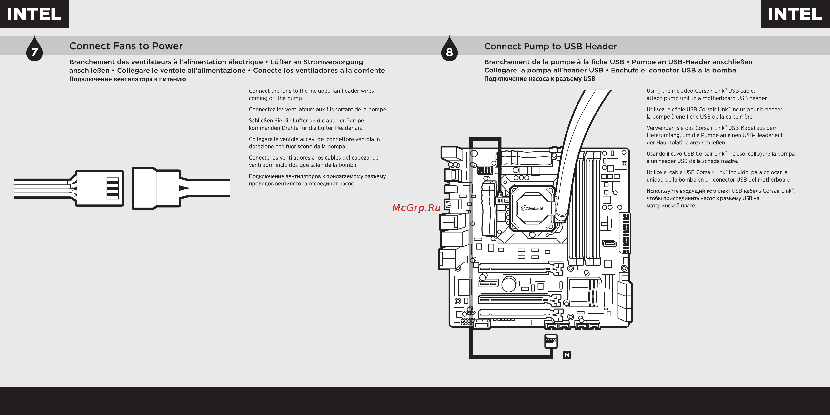 Corsair h110i gt (cw-9060019-ww) [6/12] Connect pump to usb header