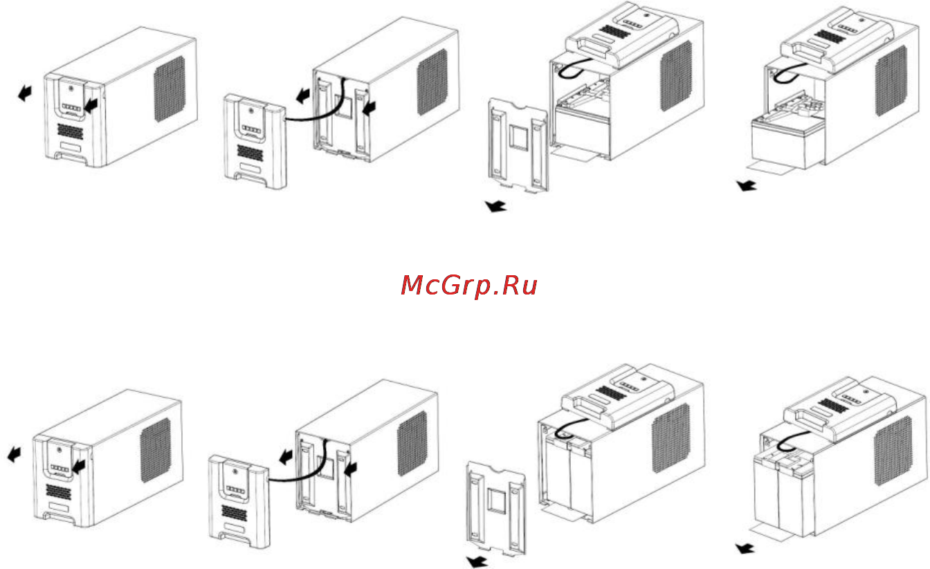 Cyberpower pr1000elcd [7/10] Battery replacement procedure