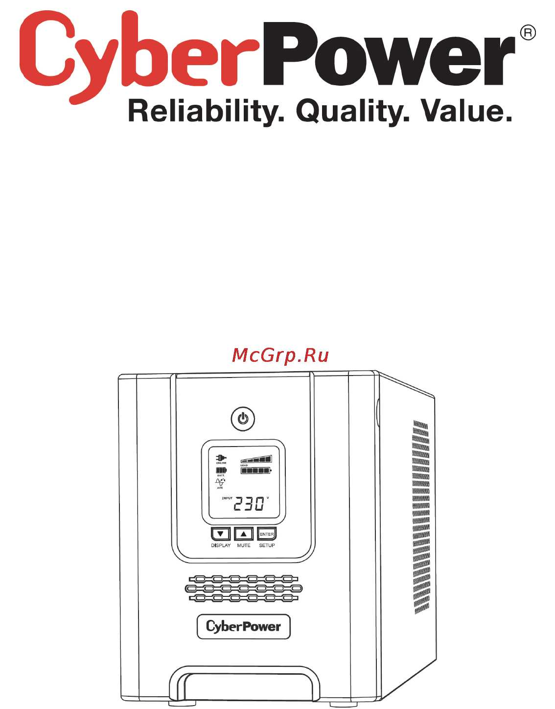 Cyberpower pr3000elcdsl Инструкция по эксплуатации онлайн