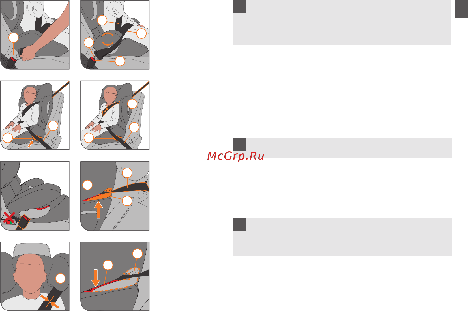 Cybex Solution Q2-Fix Hot Spicy [13/80] Fastening your child s seatbelt