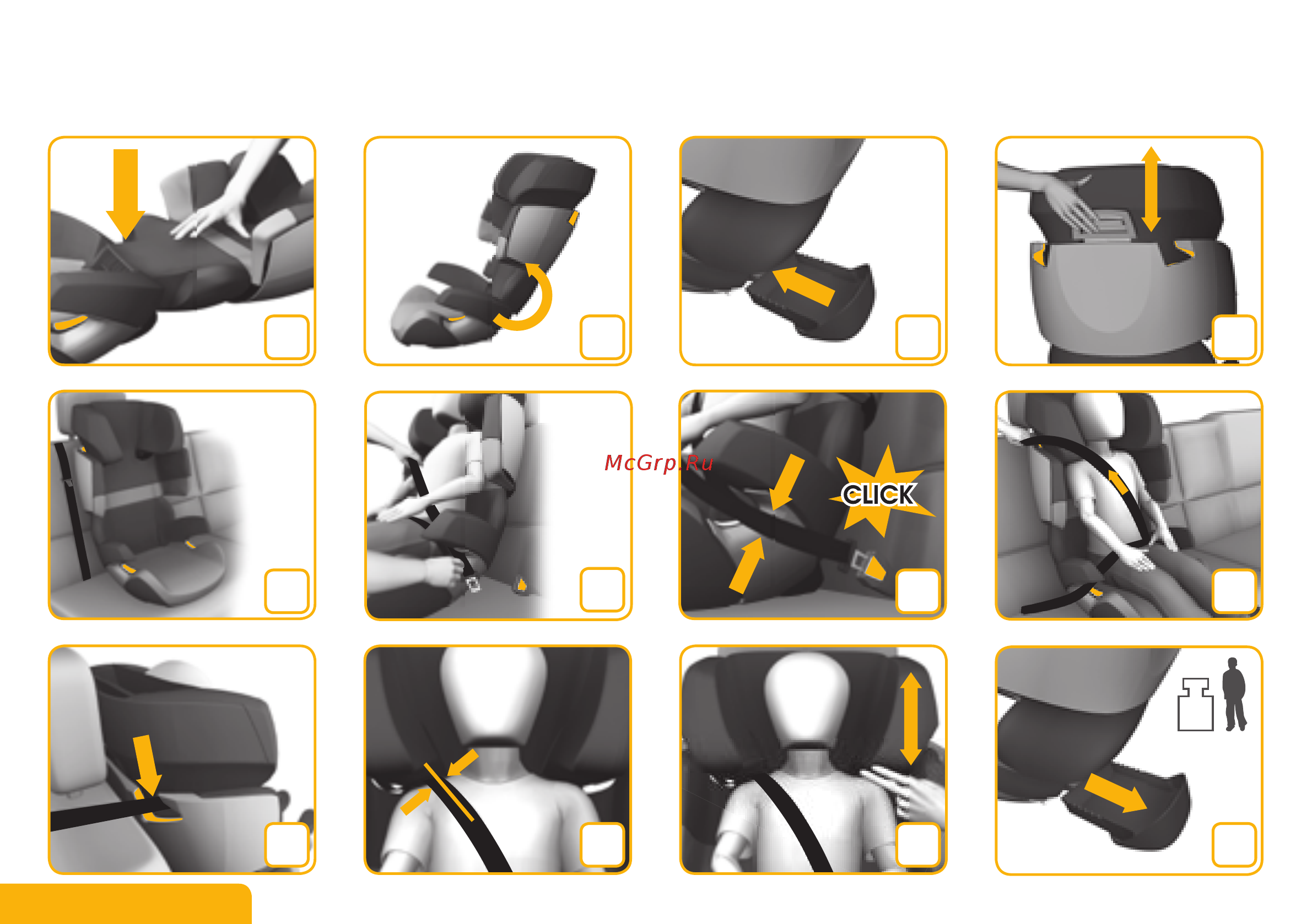 Cybex Solution X Pure Black Инструкция по эксплуатации онлайн [3/52] 220574
