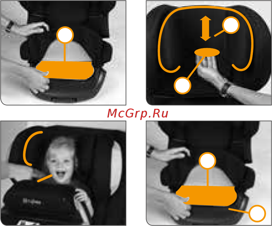 Cybex Juno 2-Fix группа 1, Оранжевый, Золотистый (514119017) [50/60] Koltuğun içindeki minderin çik artilmasi