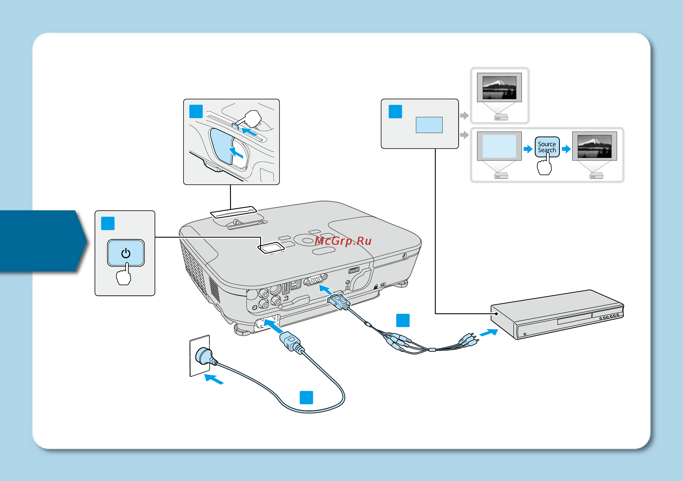 Epson EH-TW480 Руководство по установке онлайн [4/8] 50549
