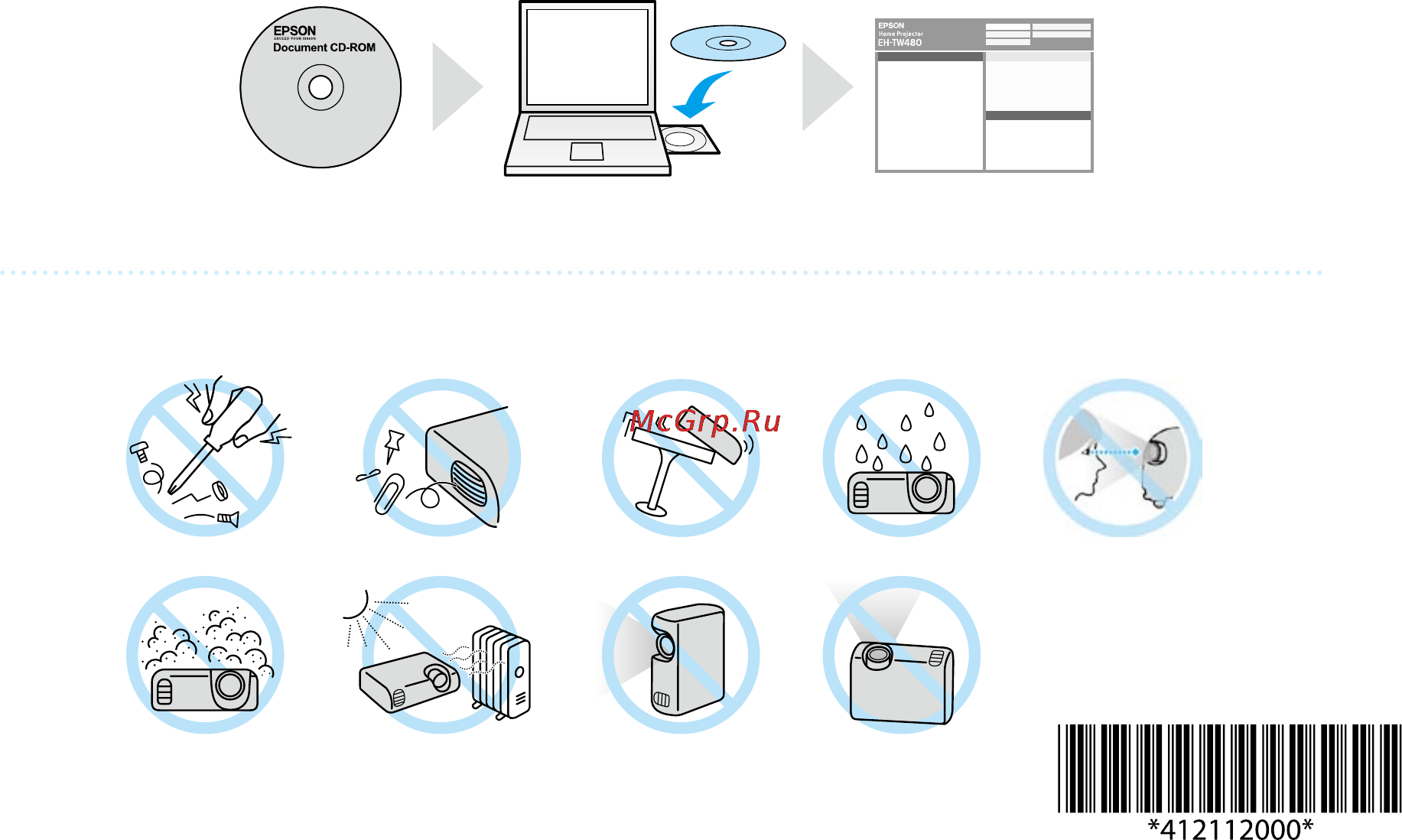 Epson EH-TW480 [8/8] User s guide