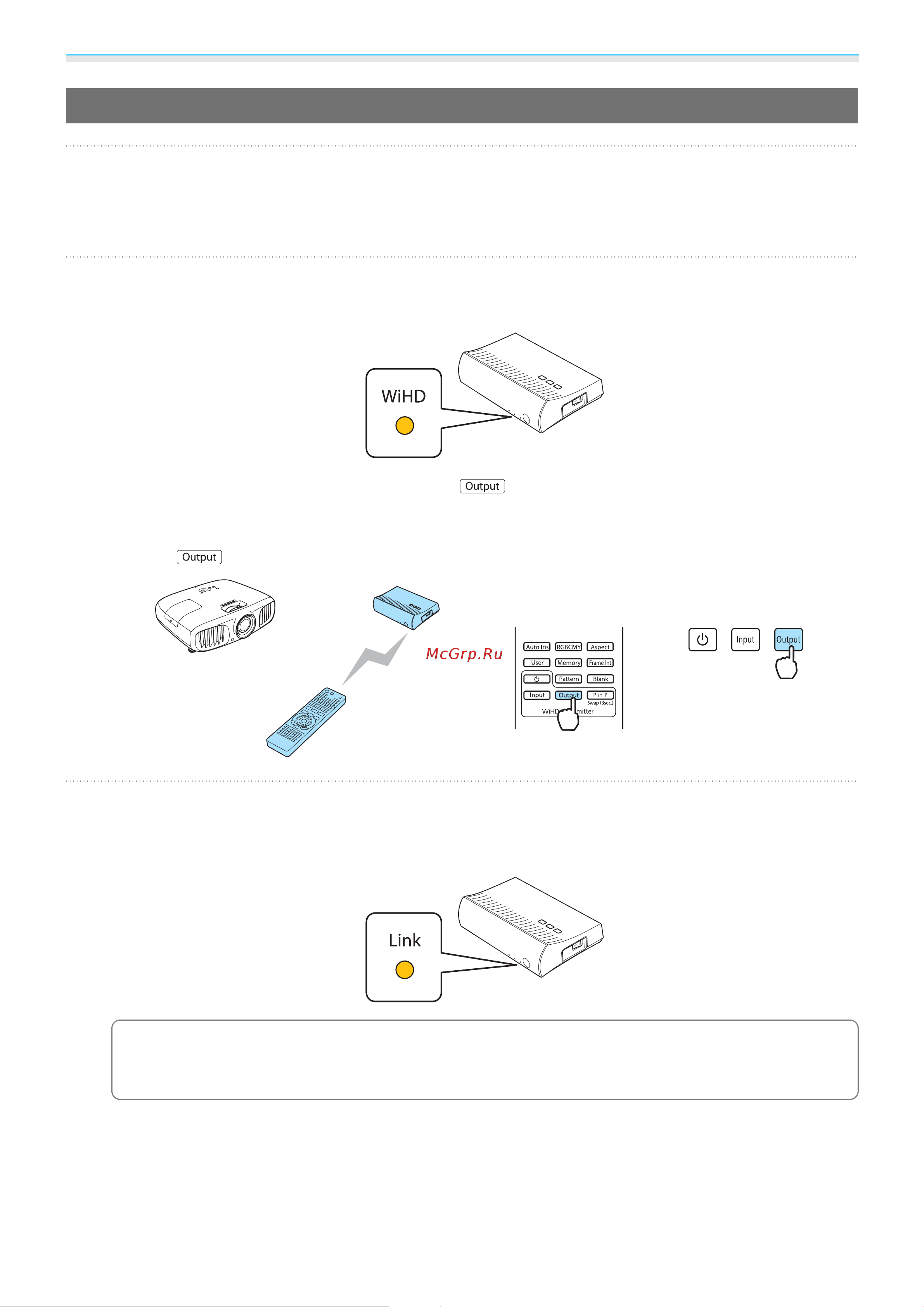 Epson EH-TW6100 [57/114] Проецирование изображений