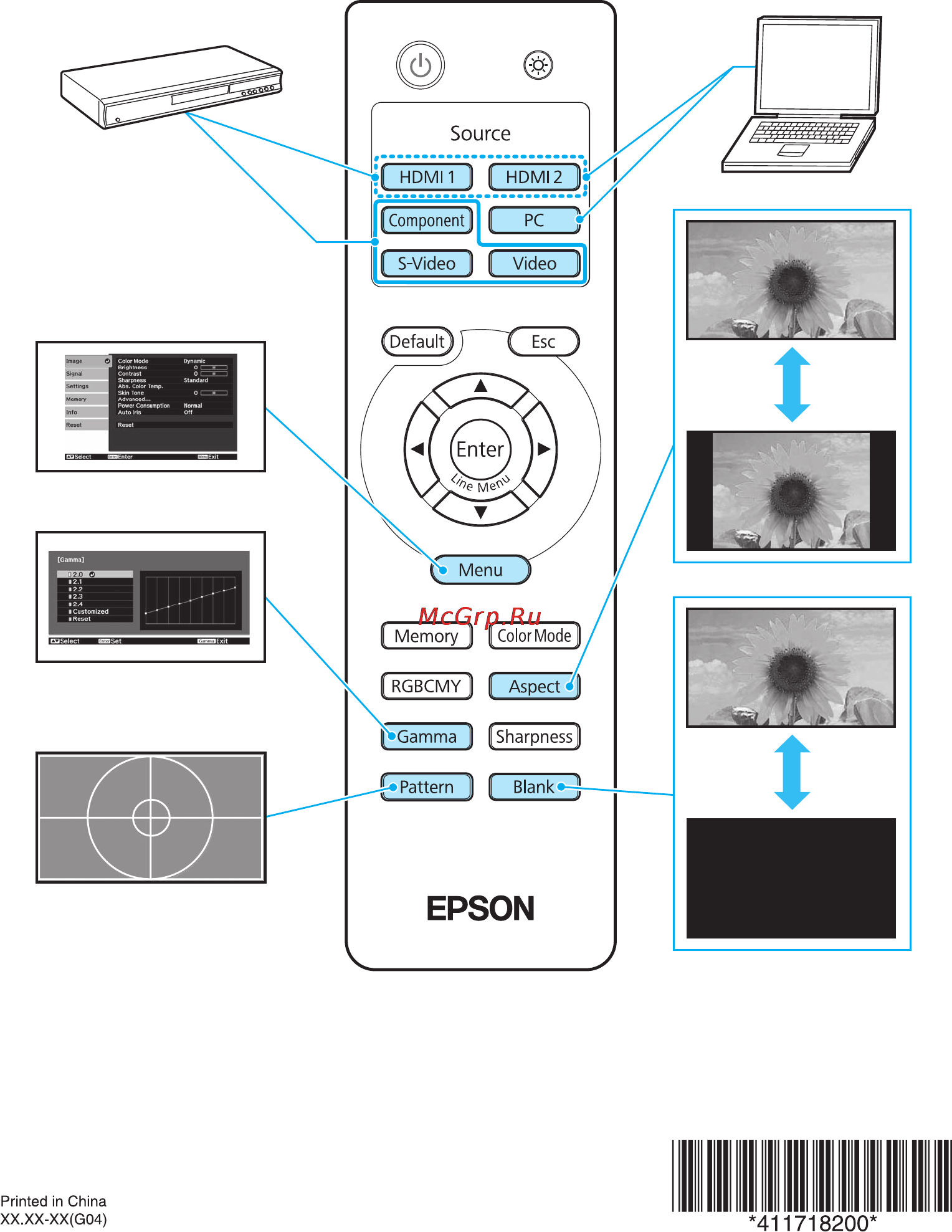 Epson EH-TW2900 [16/16] 411718200