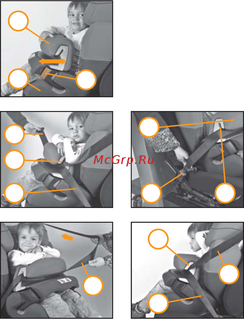 Cybex Isis-Fix группа 1/2/3, Grey Инструкция по эксплуатации онлайн [10/14] 304993