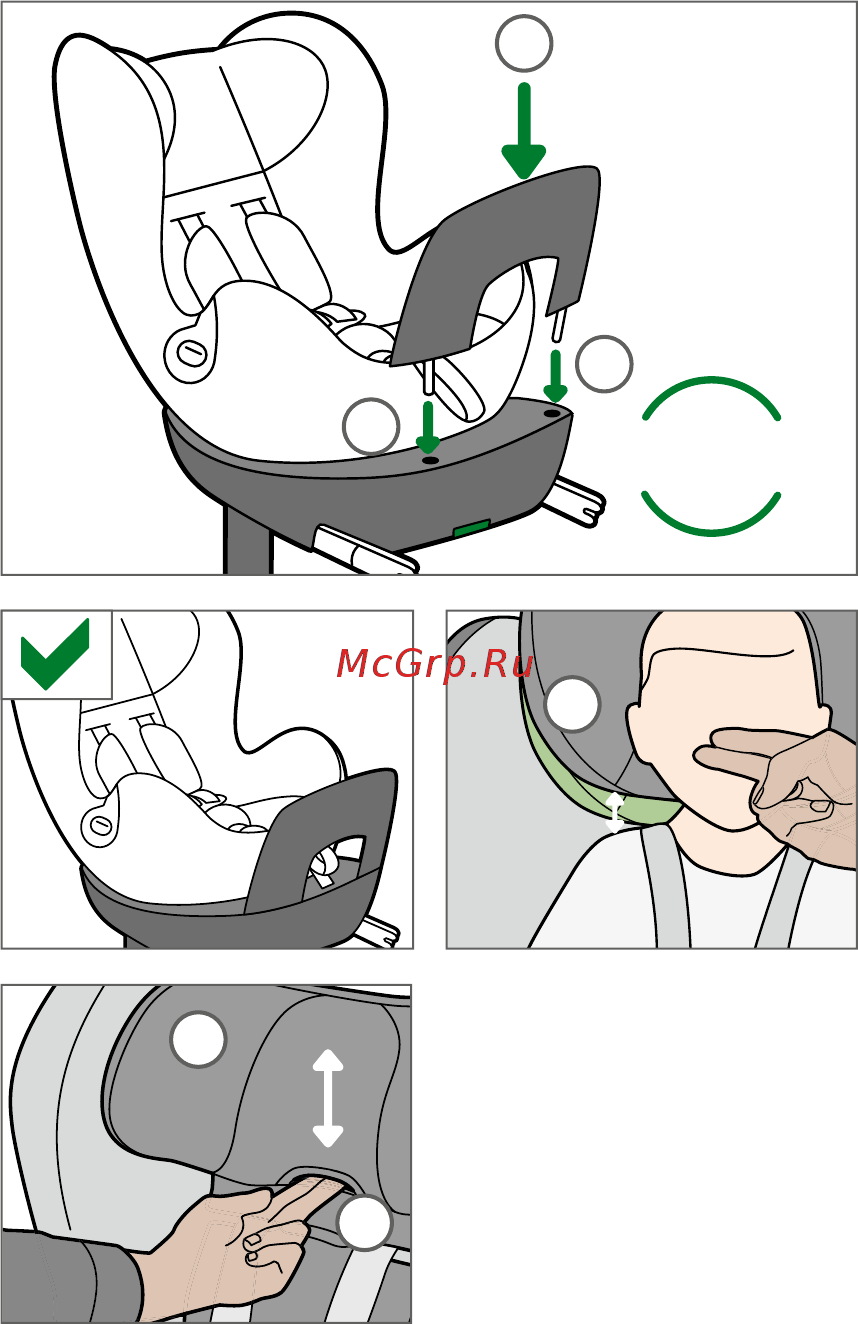 Cybex Sirona Plus Grape Juice [15/24] Использование сиденья расположенного против направления движения 0 18 кг