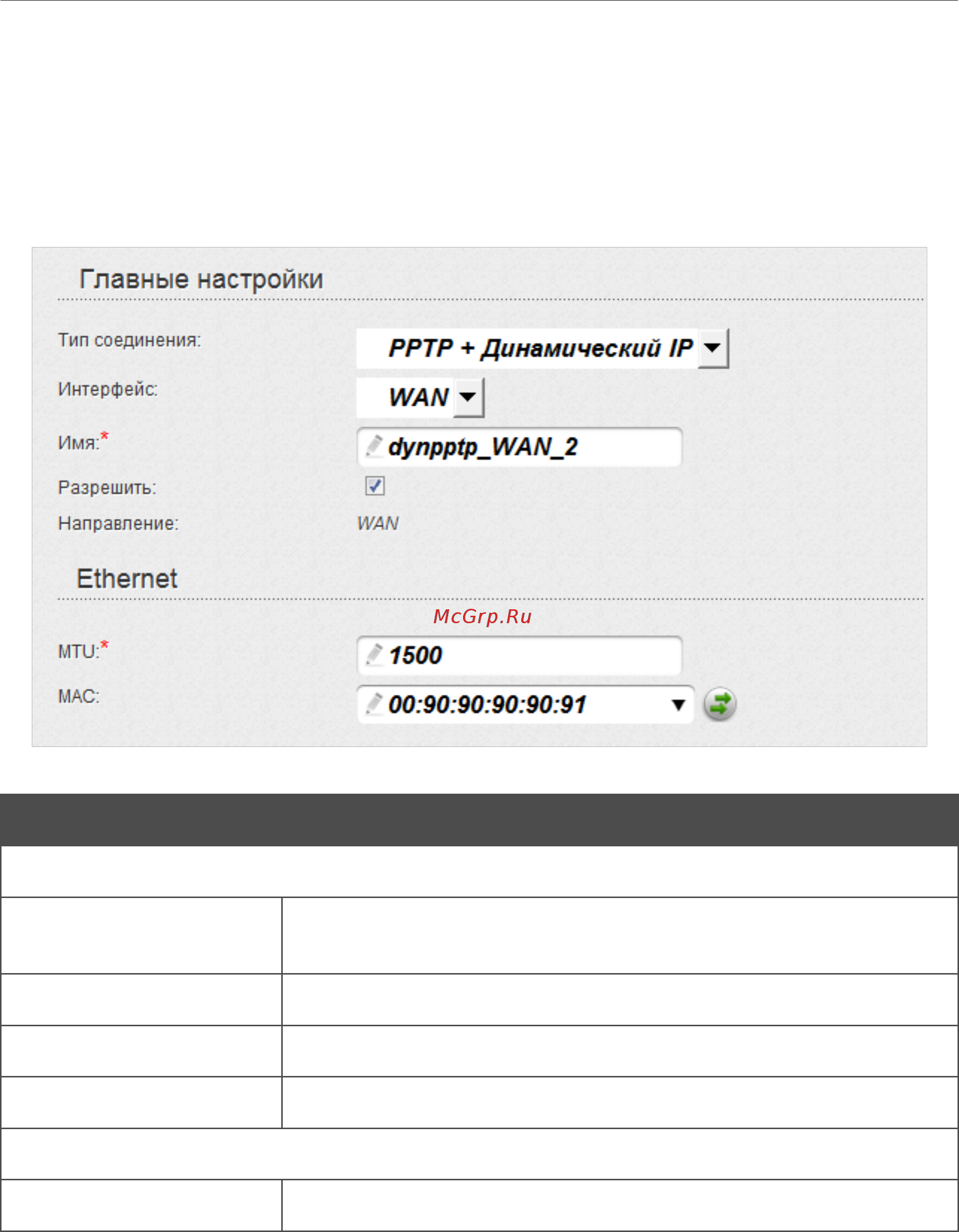 D-Link dir-806a/ru/a1a [114/246] Wan соединение типа pptp динамический ip и l2tp динамический ip