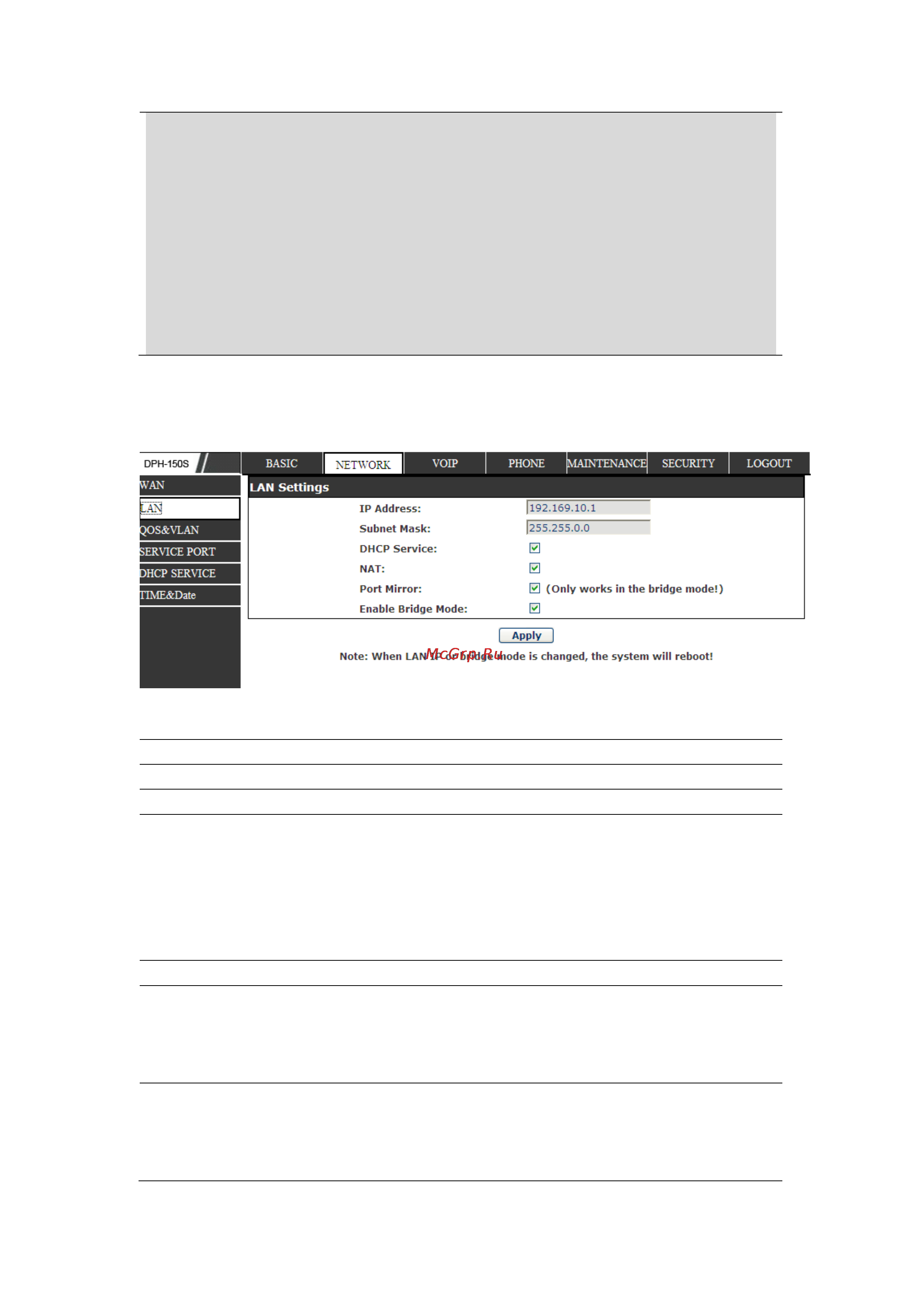 D-Link dph-150s/f4 [35/87] Lan config