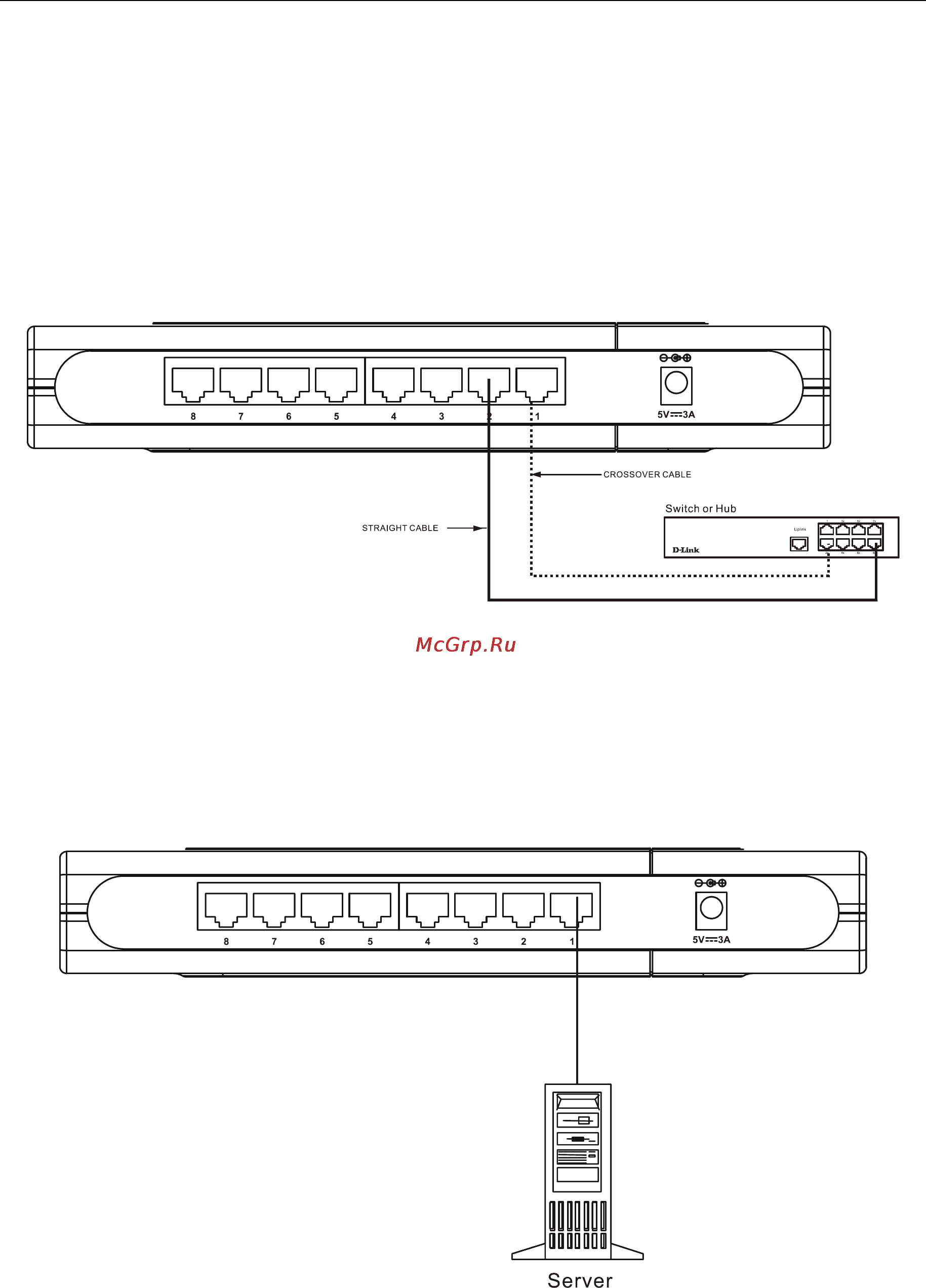 D-Link dgs-1008d/i2 [17/32] Connecting to network backbone or server