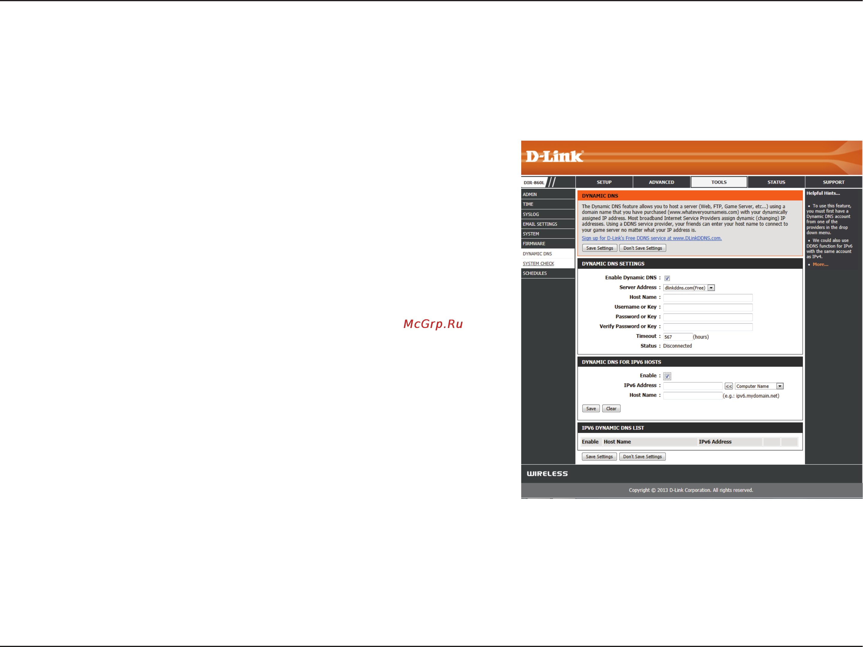 D-Link dir-860l/ru/a1a [102/143] Dynamic dns