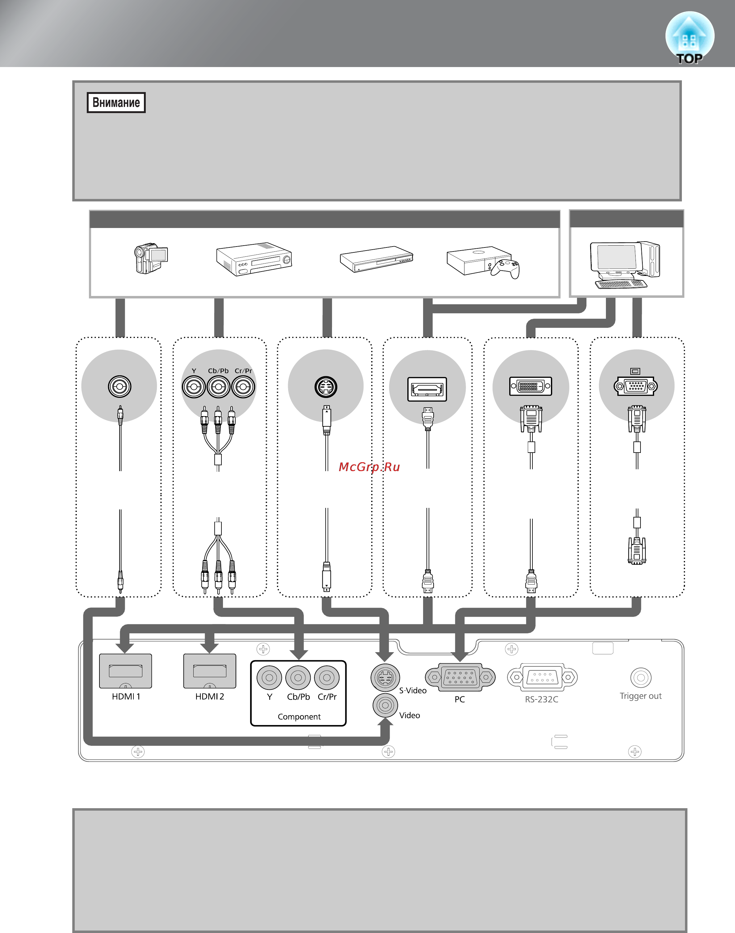 Epson EH-TW3200 [14/63] Подключение источника изображения