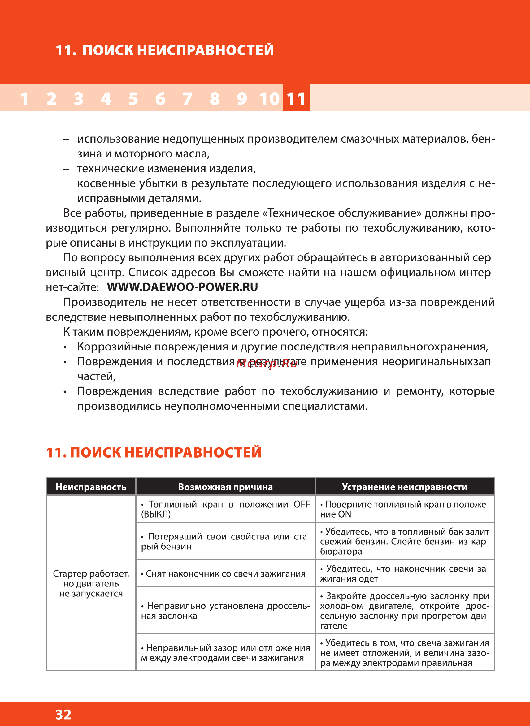 Daewoo DAST 551 [32/36] Висный центр список адресов вы сможете найти на нашем официальном интер нет сайте www daewoo power ru
