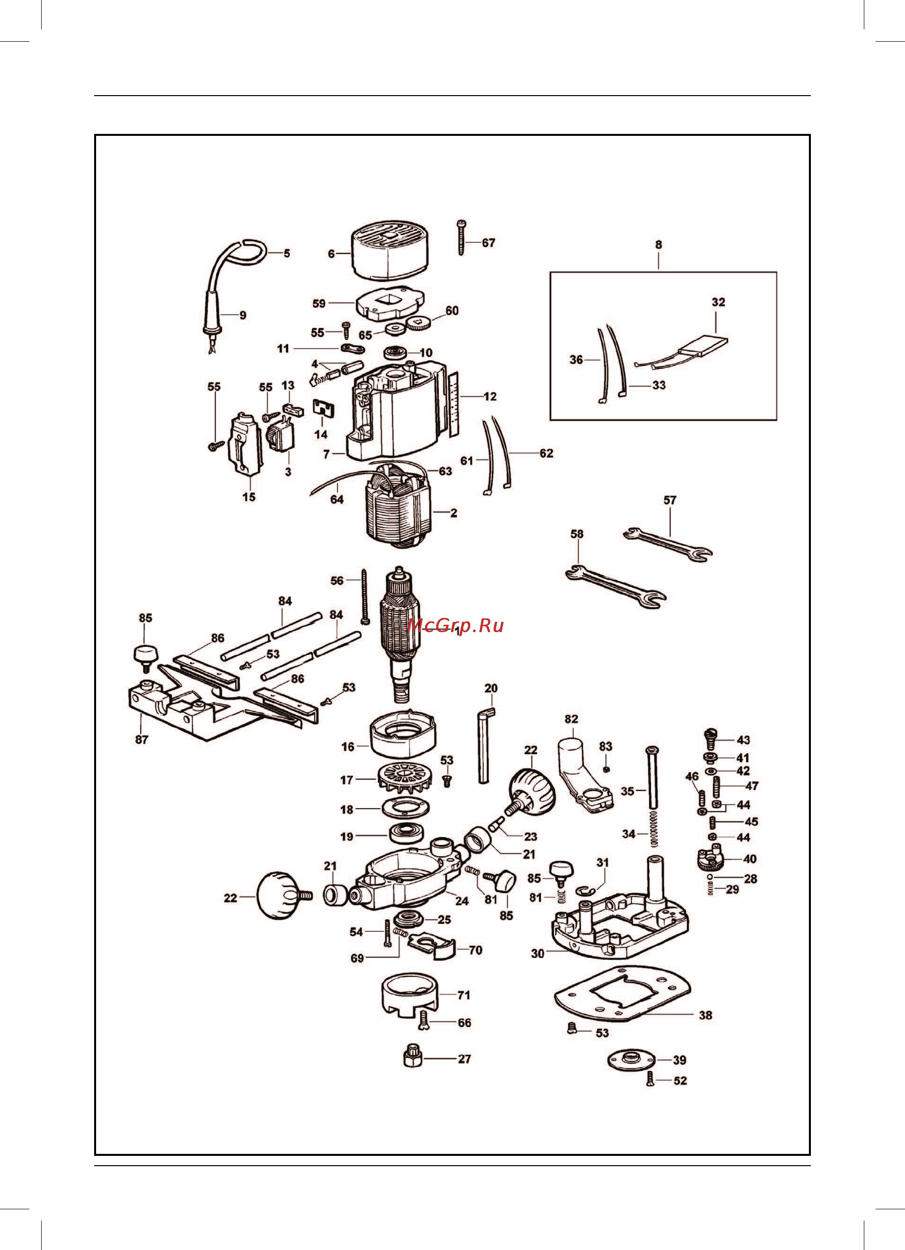 Dewalt dw 615 Инструкция по эксплуатации онлайн [16/20] 152157