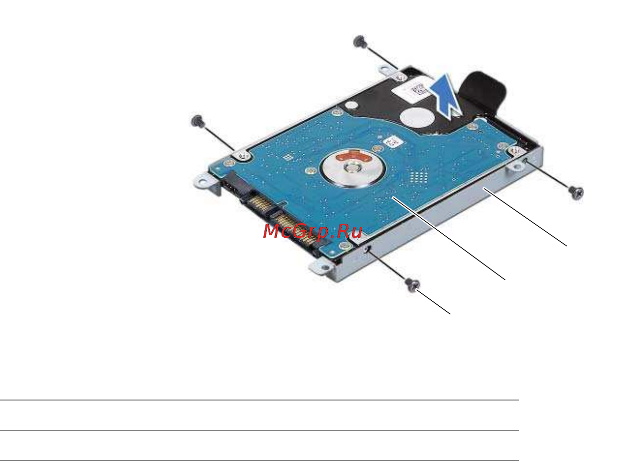 Dell inspiron 7520, 6624 [23/84] Установка жесткого диска