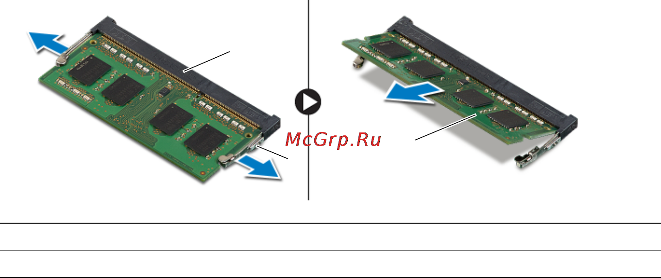 Dell inspiron 3137, 3137-8560 [15/49] Removing the memory module s