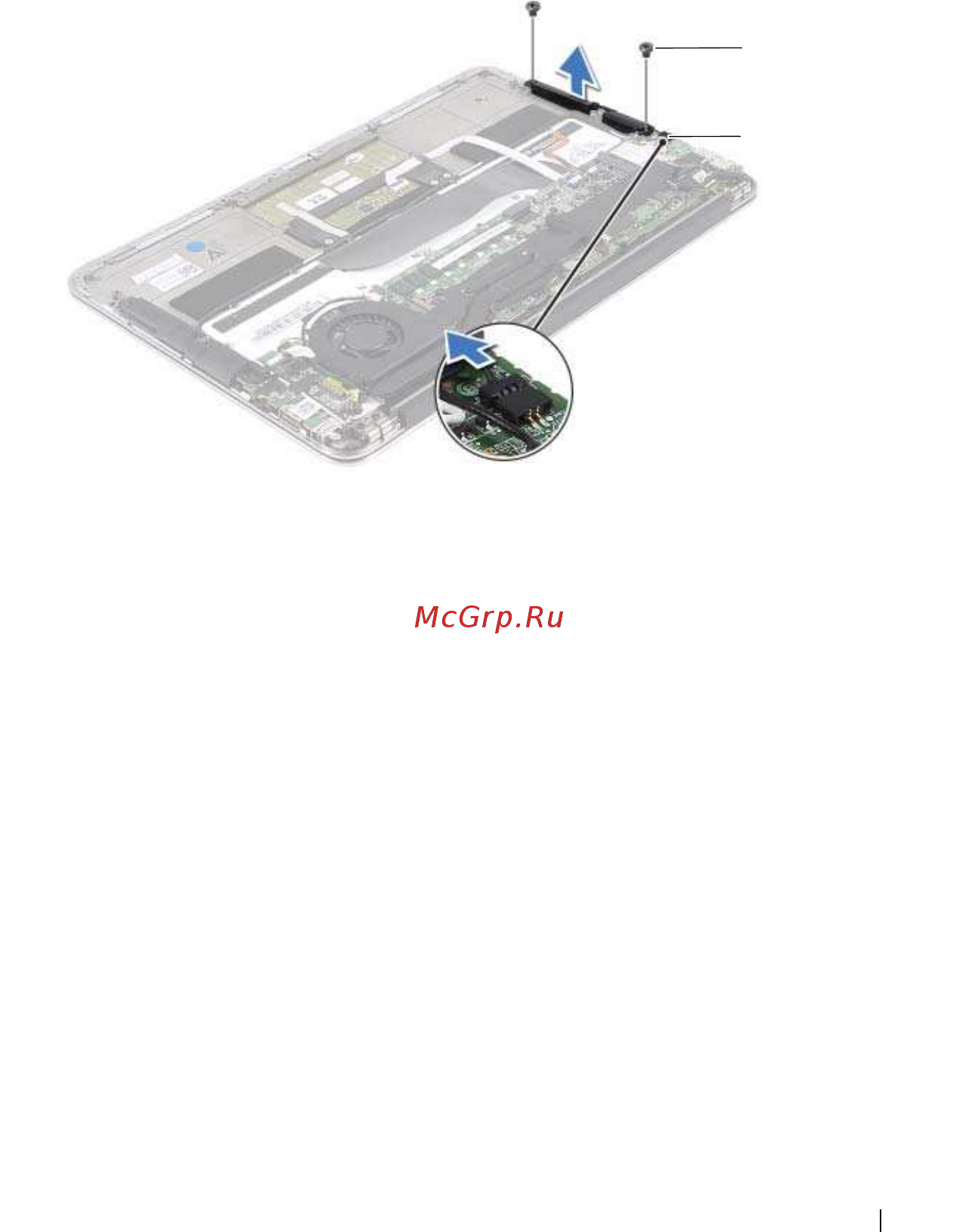 Dell XPS 13, 9360-9630 [23/69] Установка динамиков