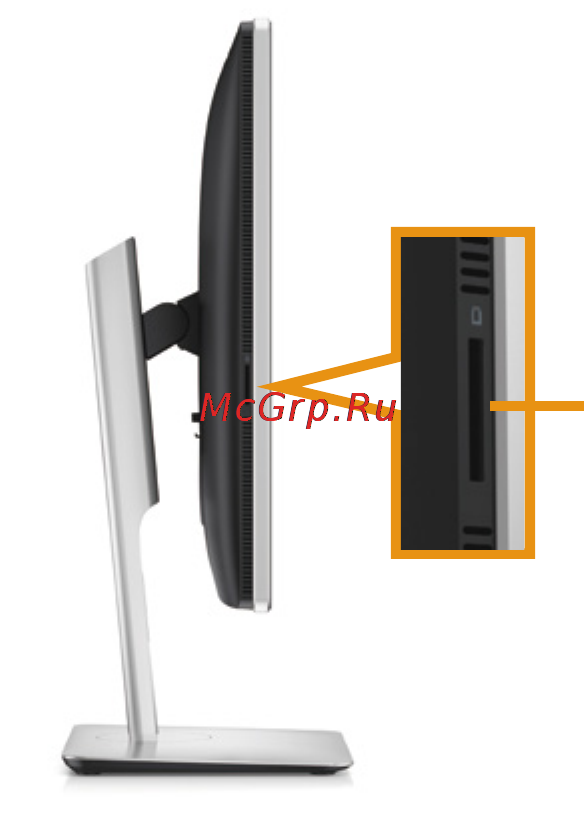 Dell ultra hd up2715k 5k [10/75] Side view