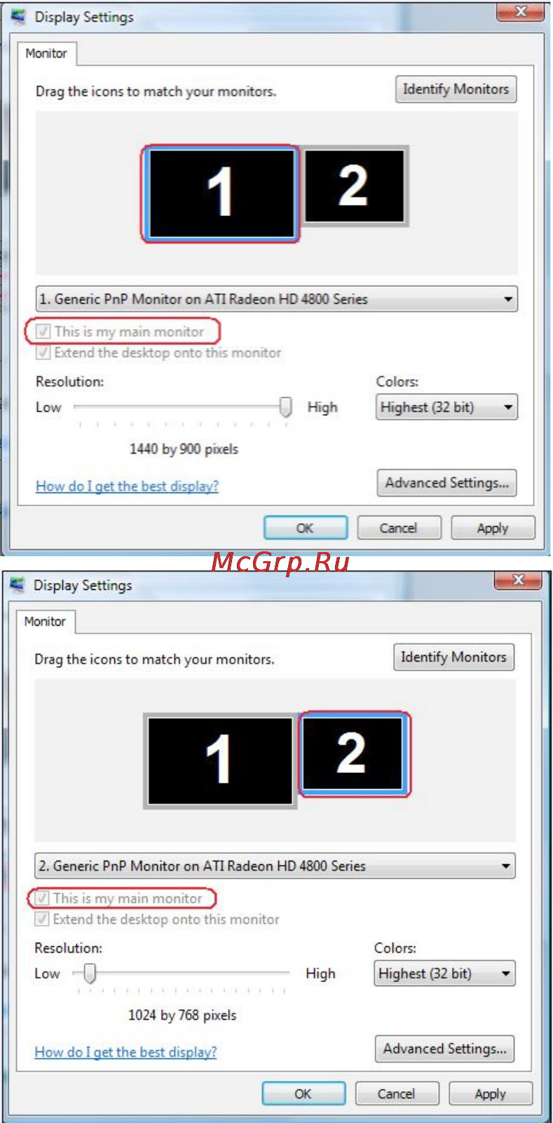 Dell e2416h [79/81] Windows vista