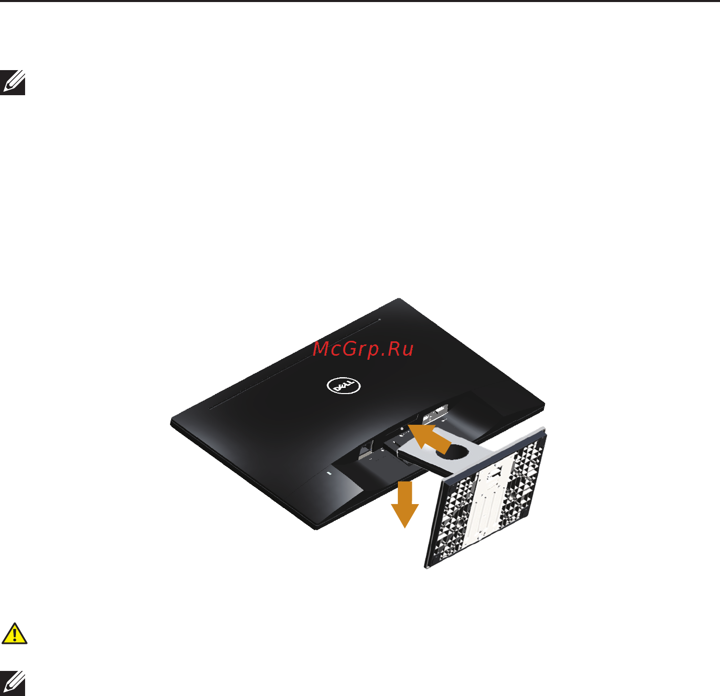 Dell se2416h [11/44] Сборка подставки