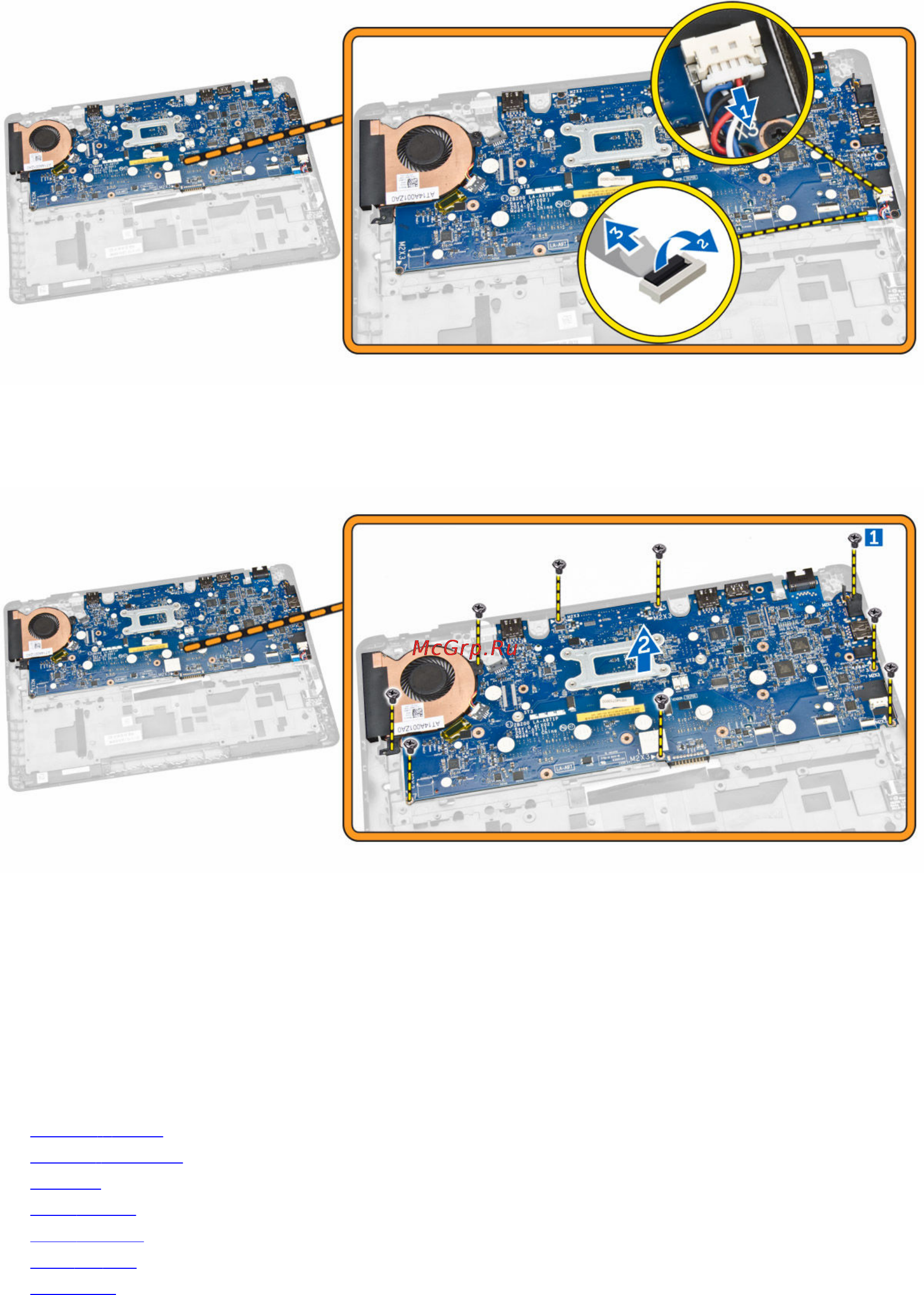 Dell latitude e7250, 7250-7928 [28/56] Установка системной платы